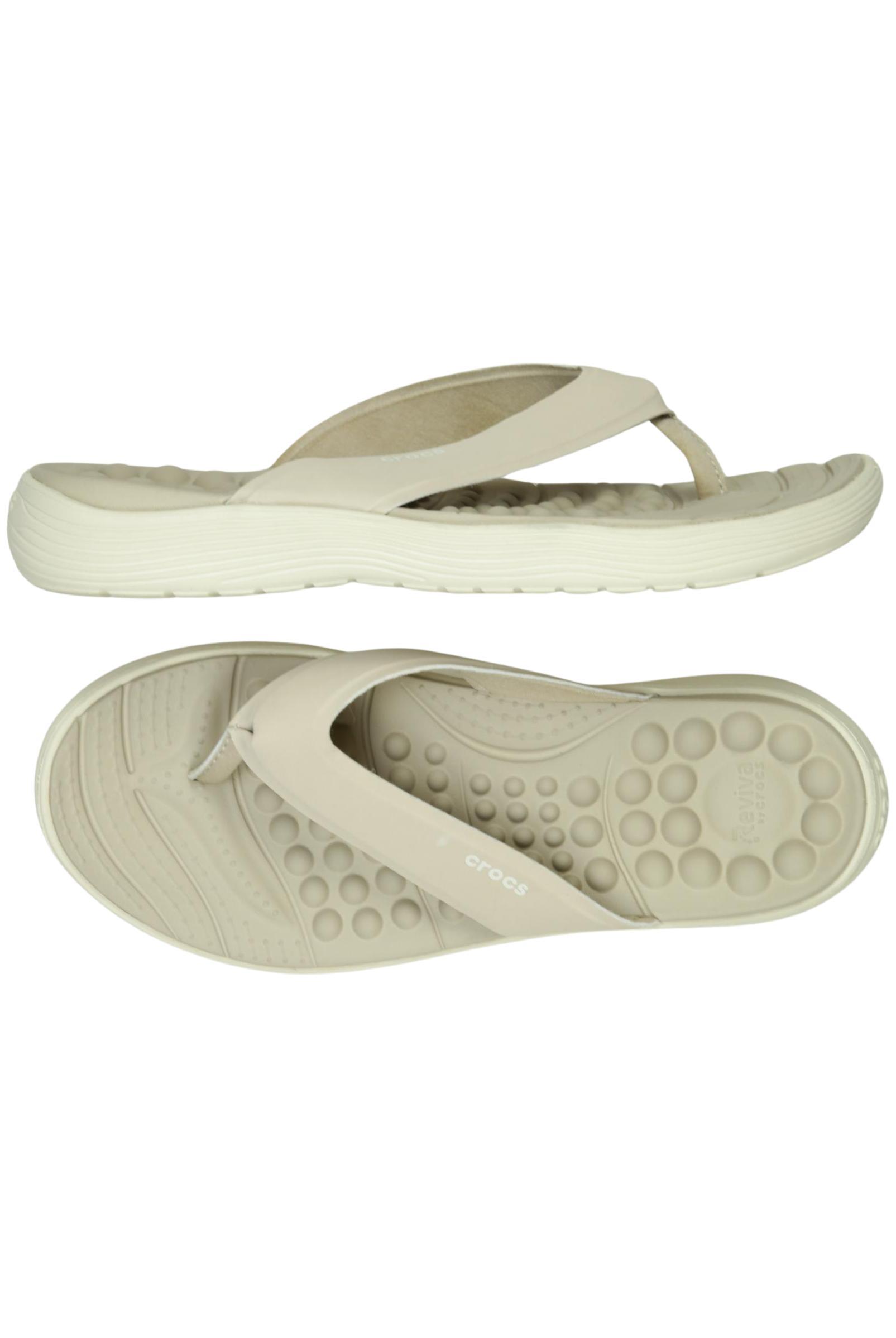 

Crocs Damen Sandale, beige, Gr. 11