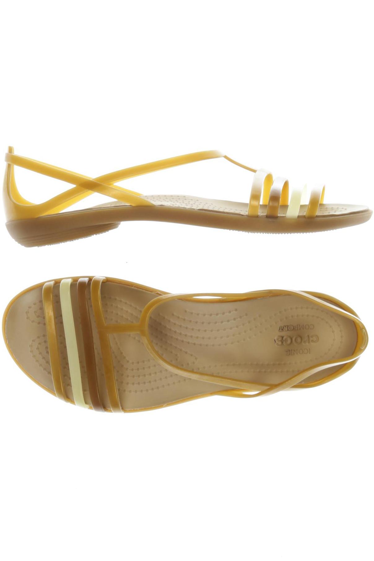 

Crocs Damen Sandale, beige, Gr. 7