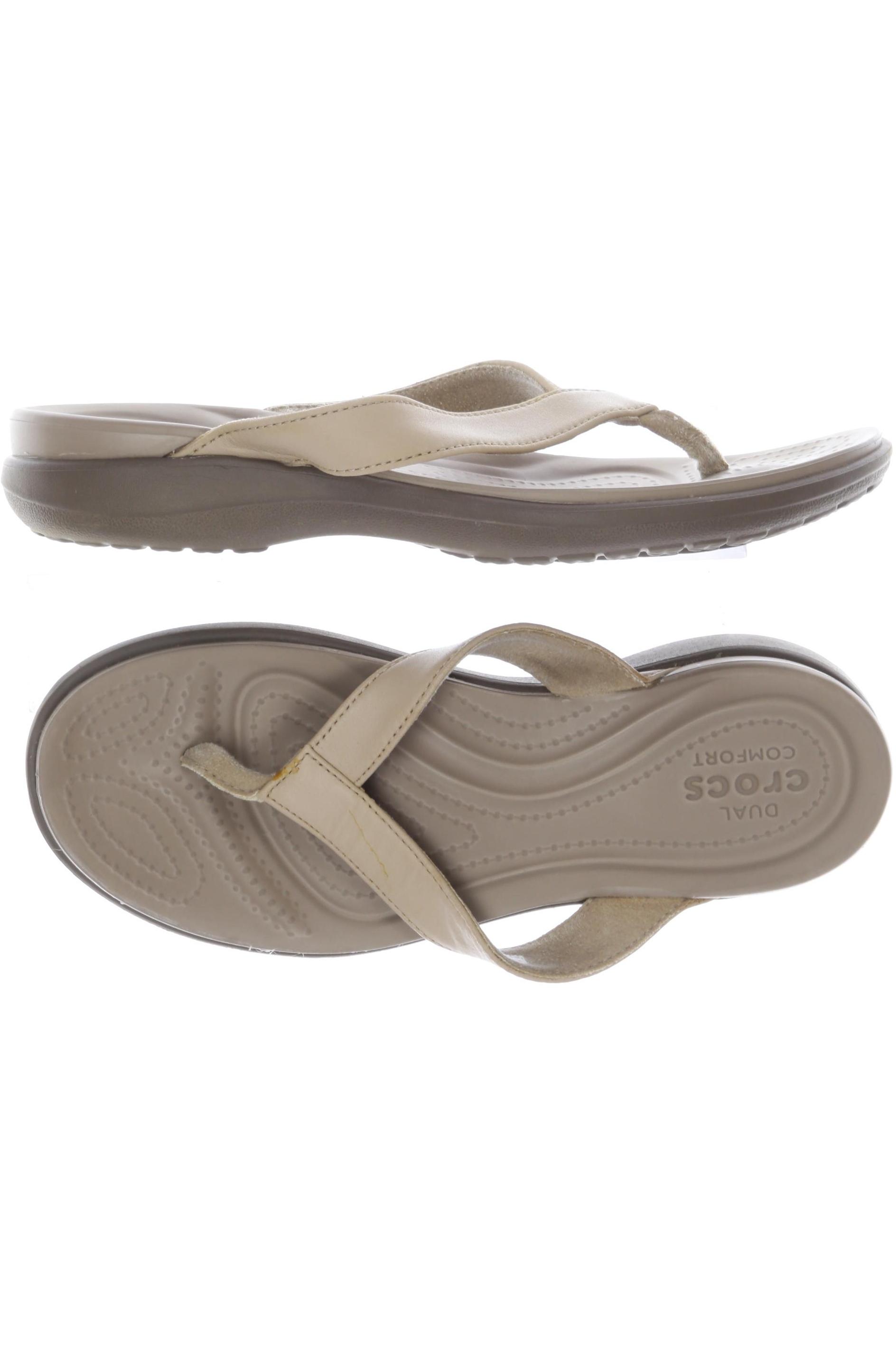 

Crocs Damen Sandale, beige, Gr. 7