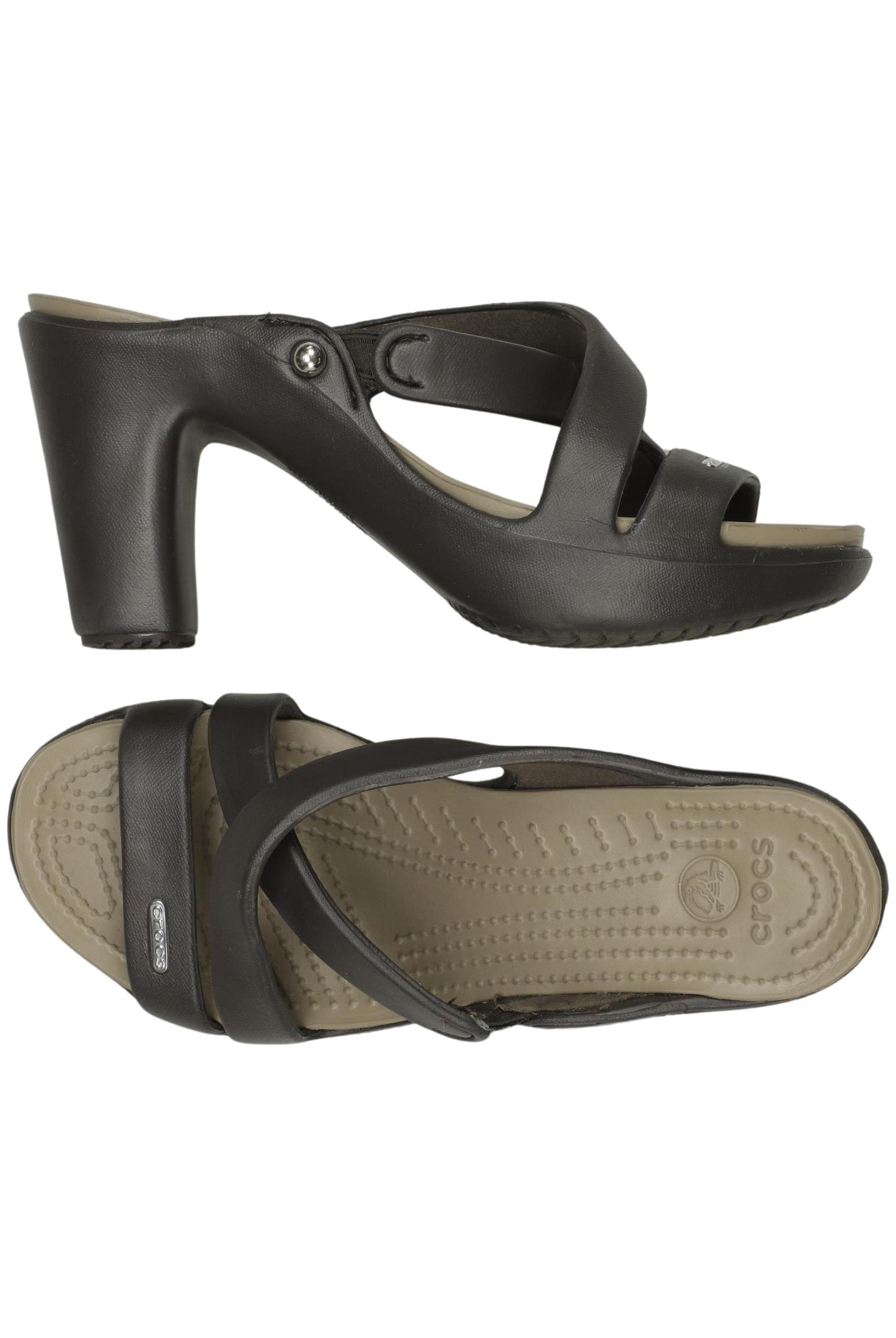 

Crocs Damen Sandale, braun, Gr. 7