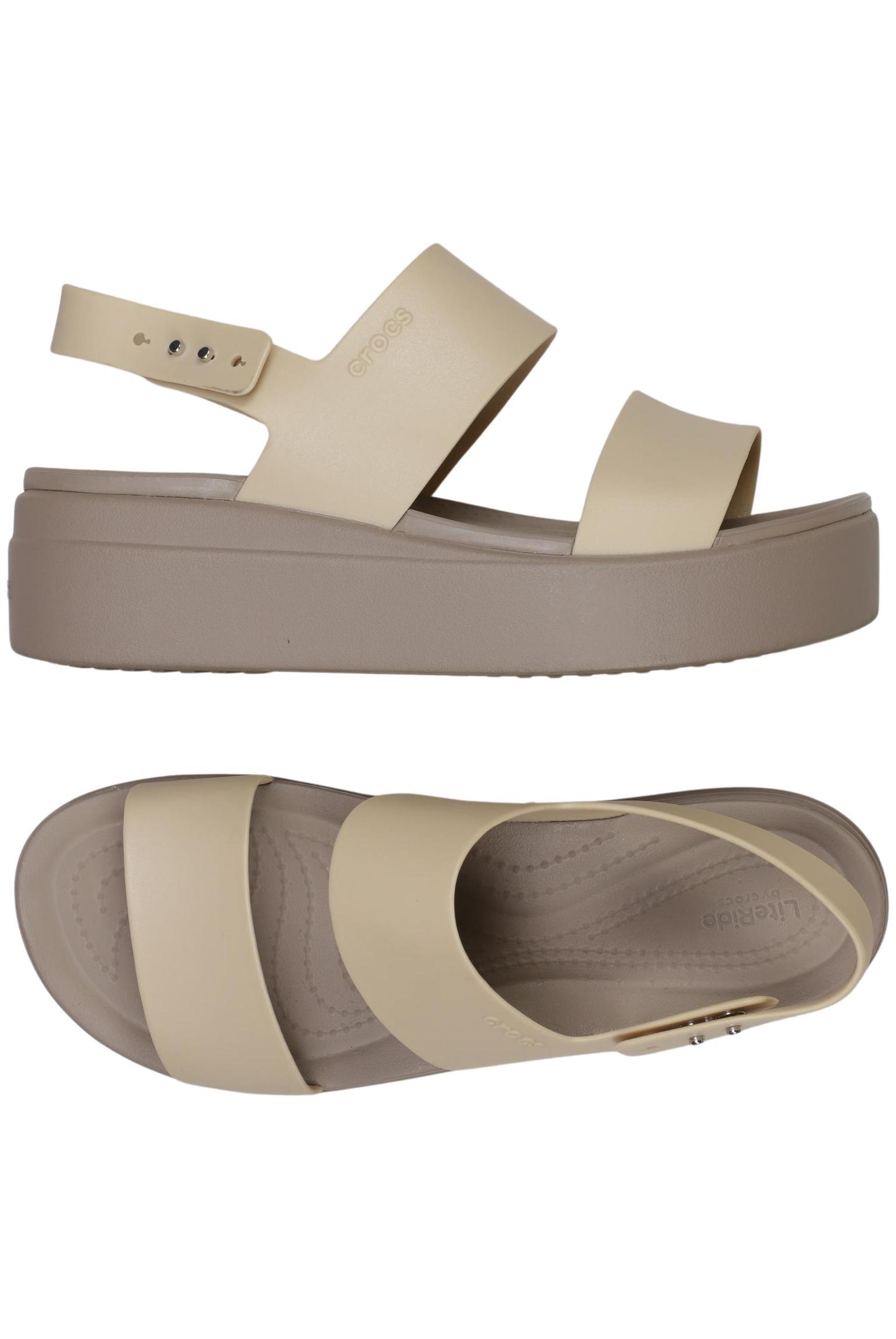 

Crocs Damen Sandale, beige, Gr. 8