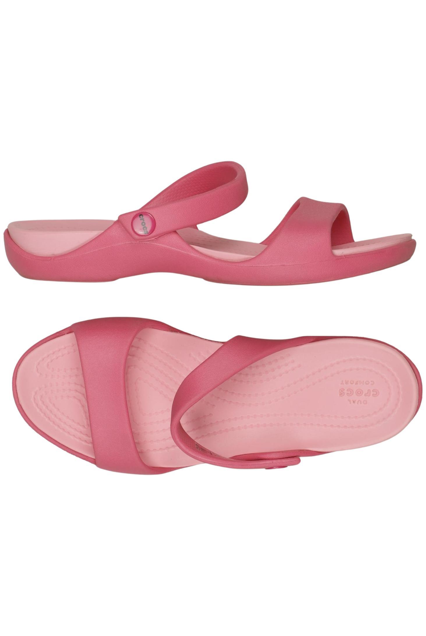 

Crocs Damen Sandale, pink, Gr. 7
