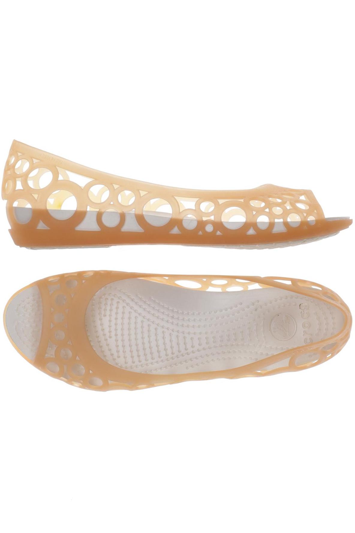 

Crocs Damen Sandale, orange, Gr. 8