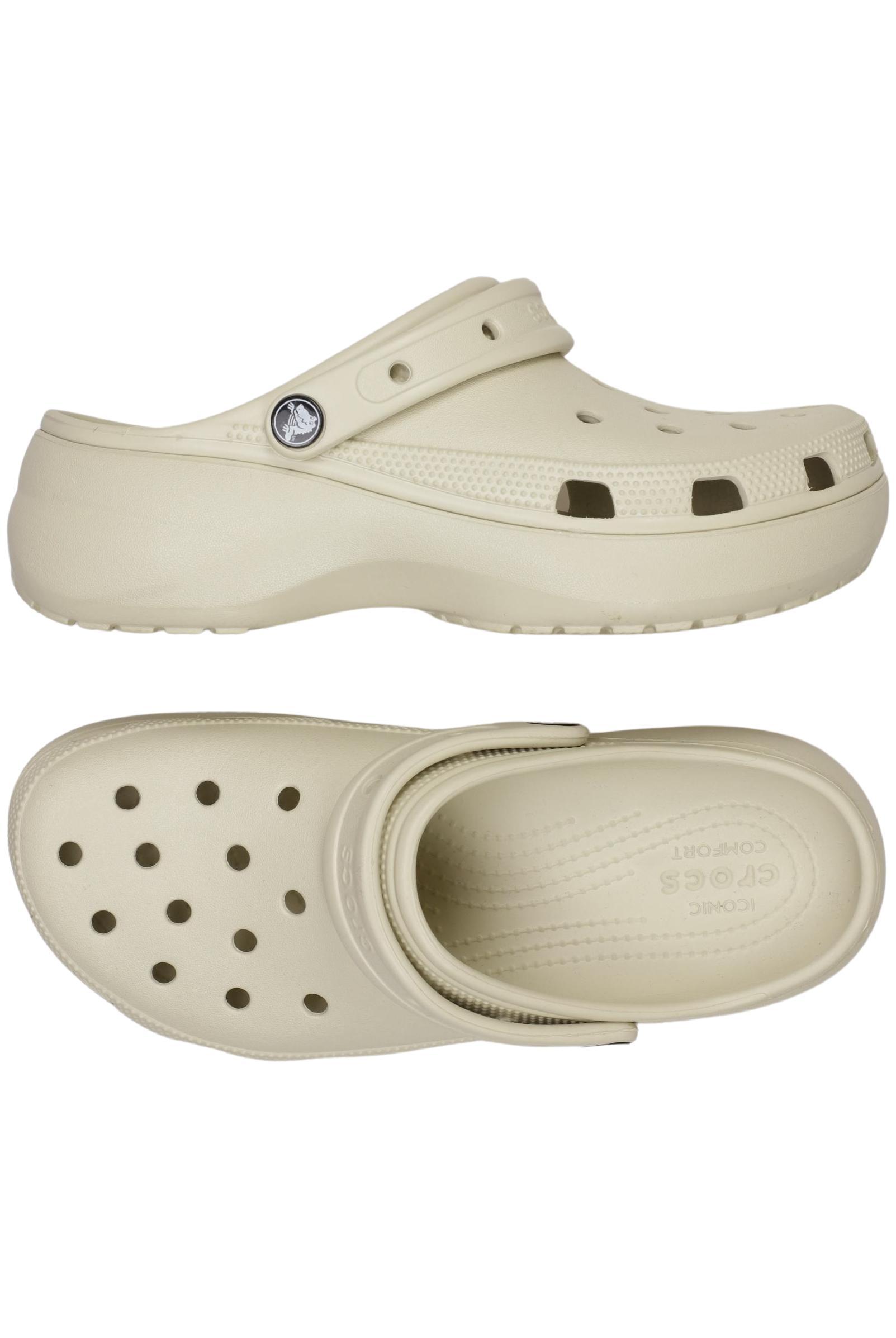 

Crocs Damen Sandale, cremeweiß, Gr. 9