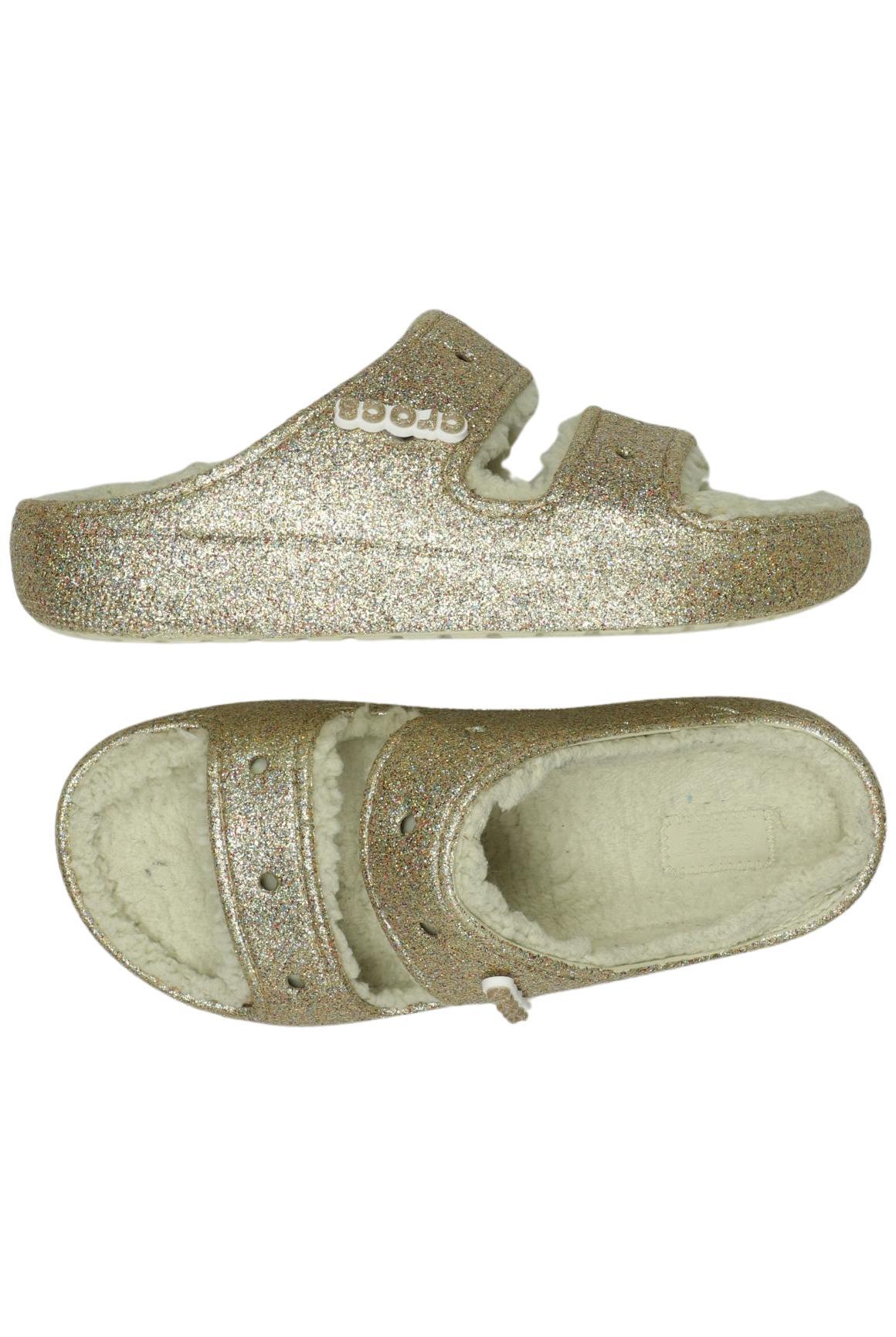 

Crocs Damen Sandale, gold, Gr. 9