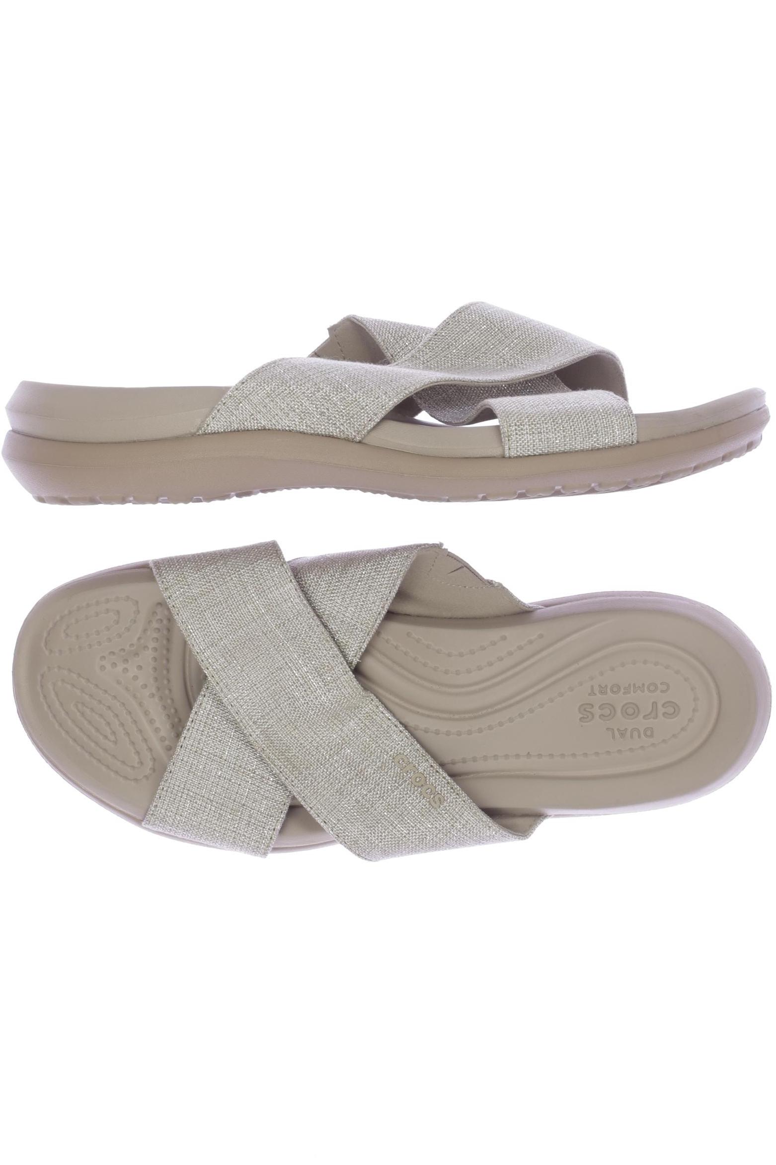 

Crocs Damen Sandale, beige, Gr. 9