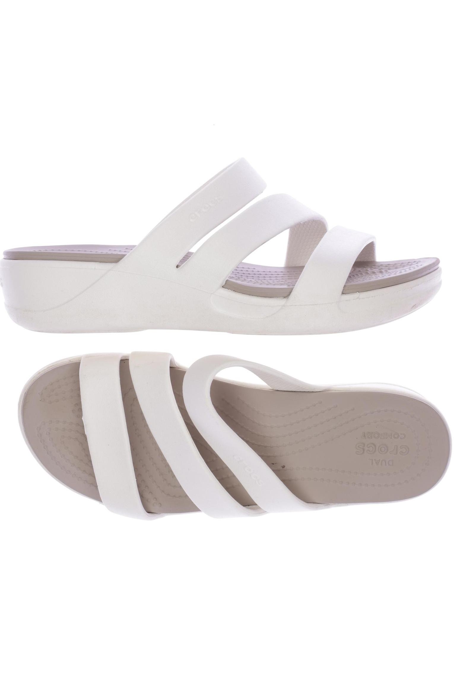 

Crocs Damen Sandale, weiß, Gr. 9