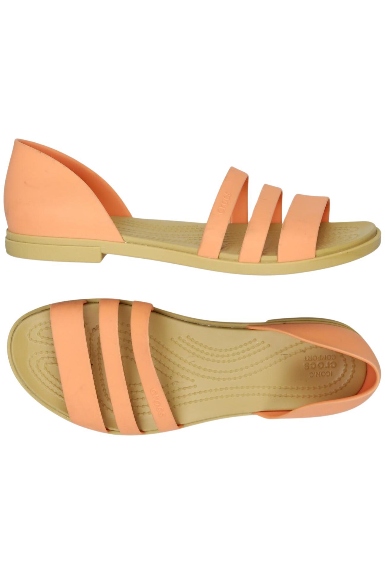 

Crocs Damen Sandale, orange, Gr. 10