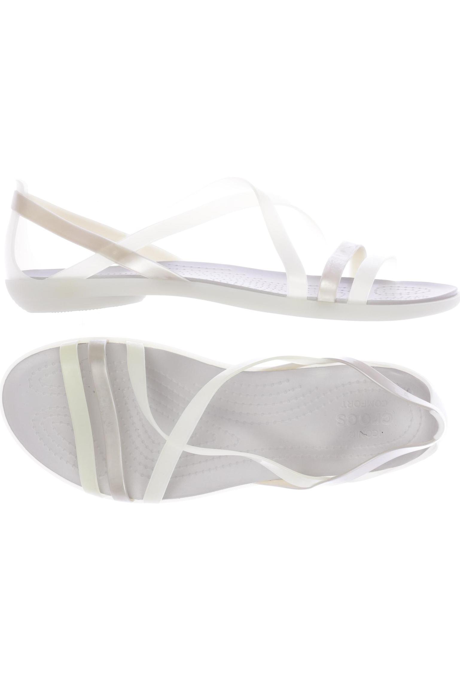 

Crocs Damen Sandale, cremeweiß