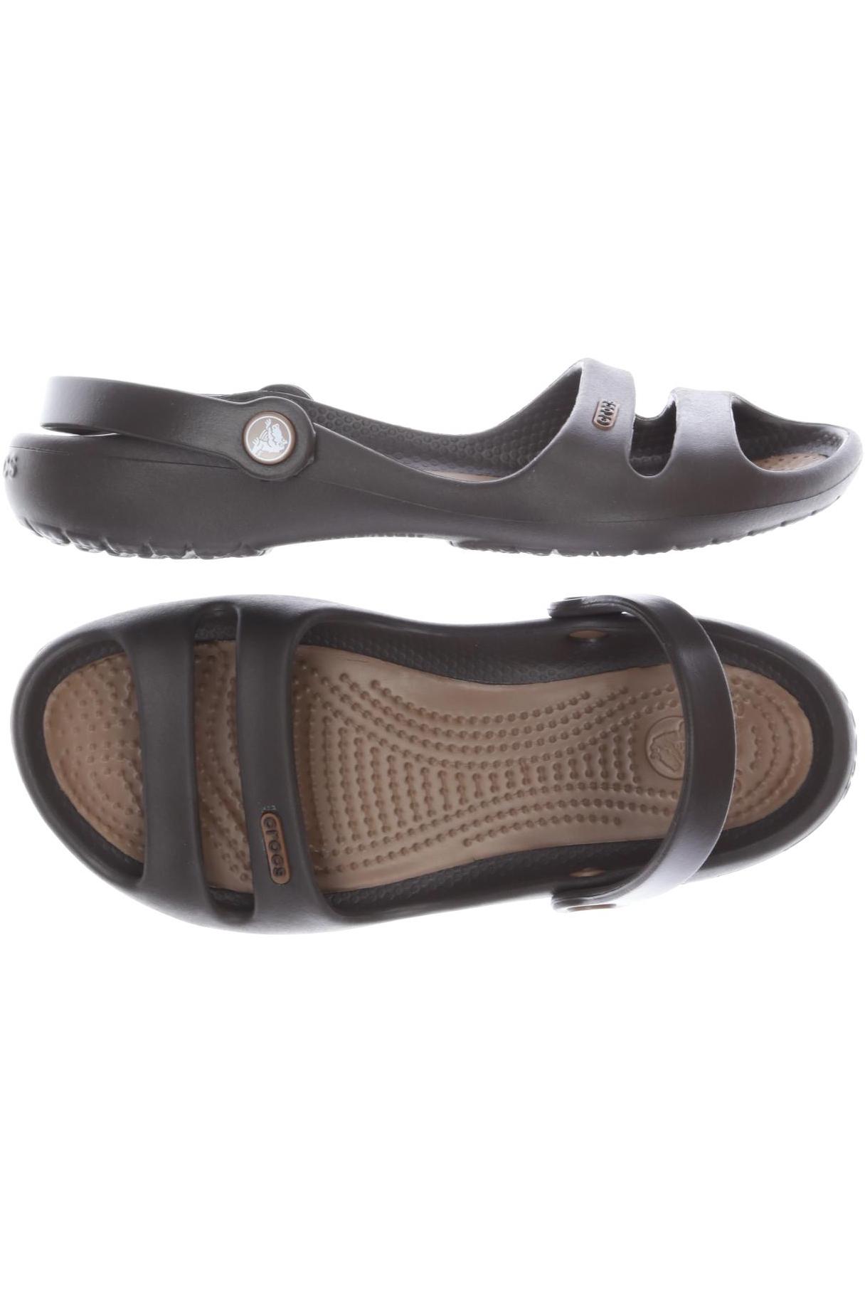 

Crocs Damen Sandale, braun, Gr. 7
