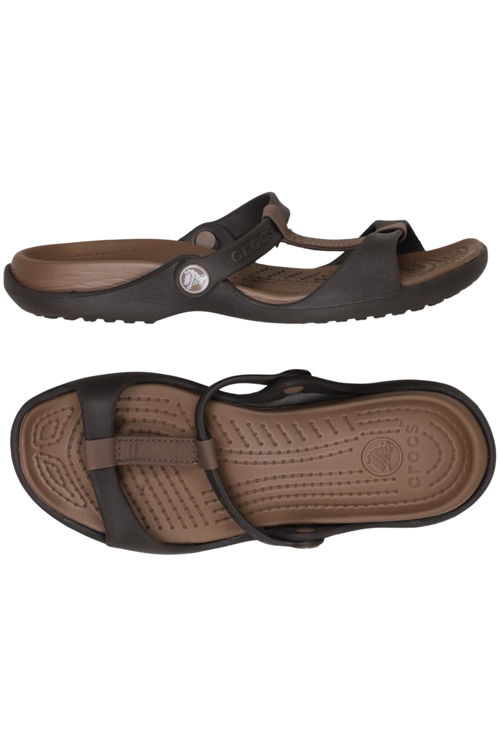 

Crocs Damen Sandale, braun, Gr. 8