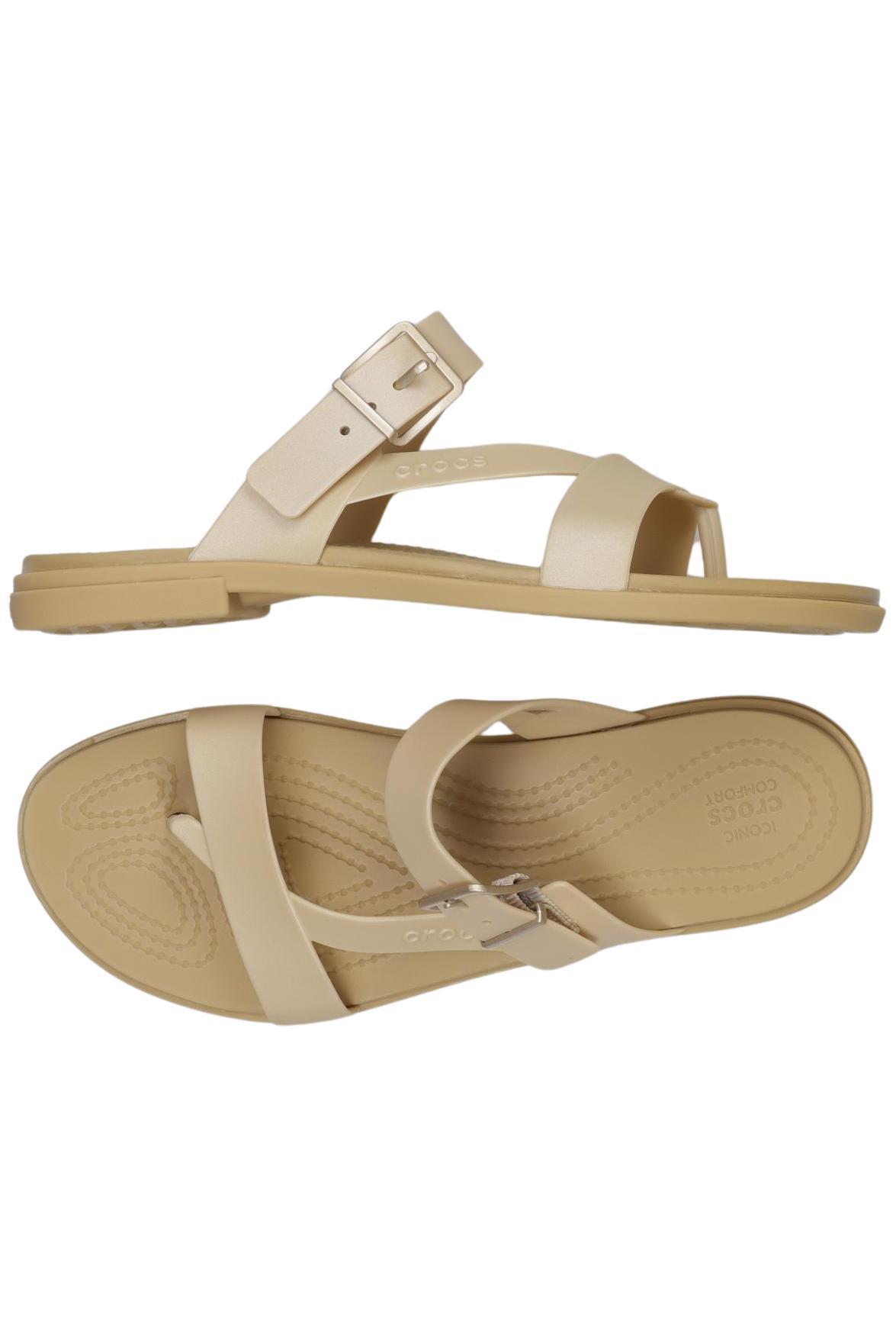 

Crocs Damen Sandale, beige, Gr. 8