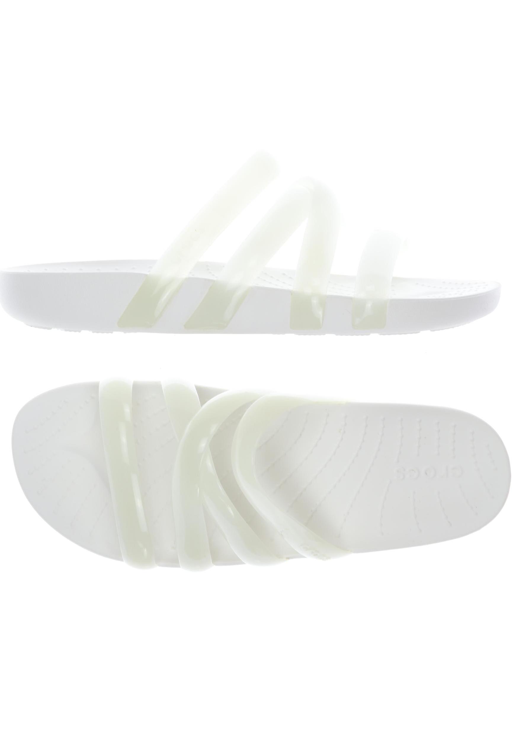 

Crocs Damen Sandale, cremeweiß, Gr. 8