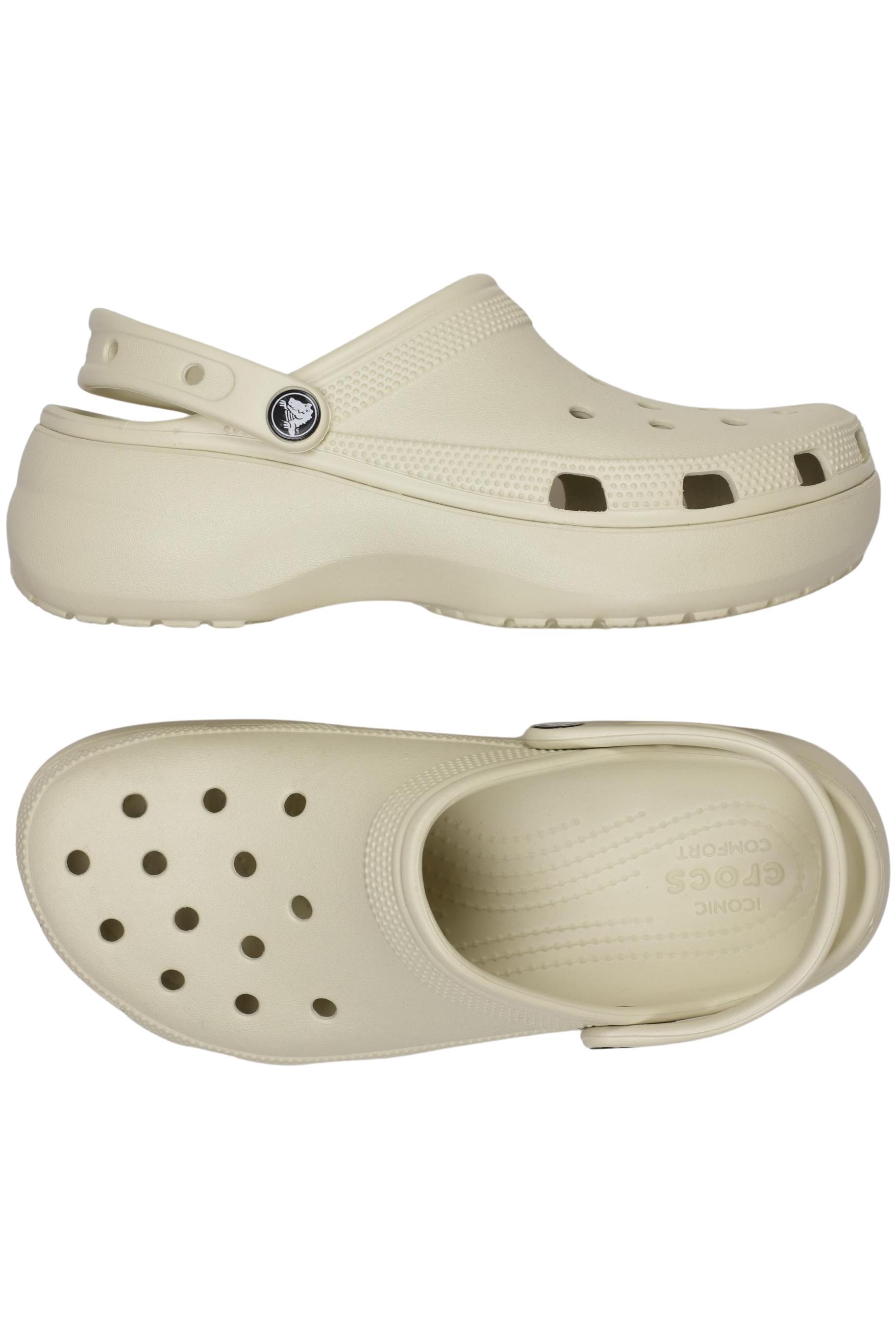 

Crocs Damen Sandale, cremeweiß, Gr. 9