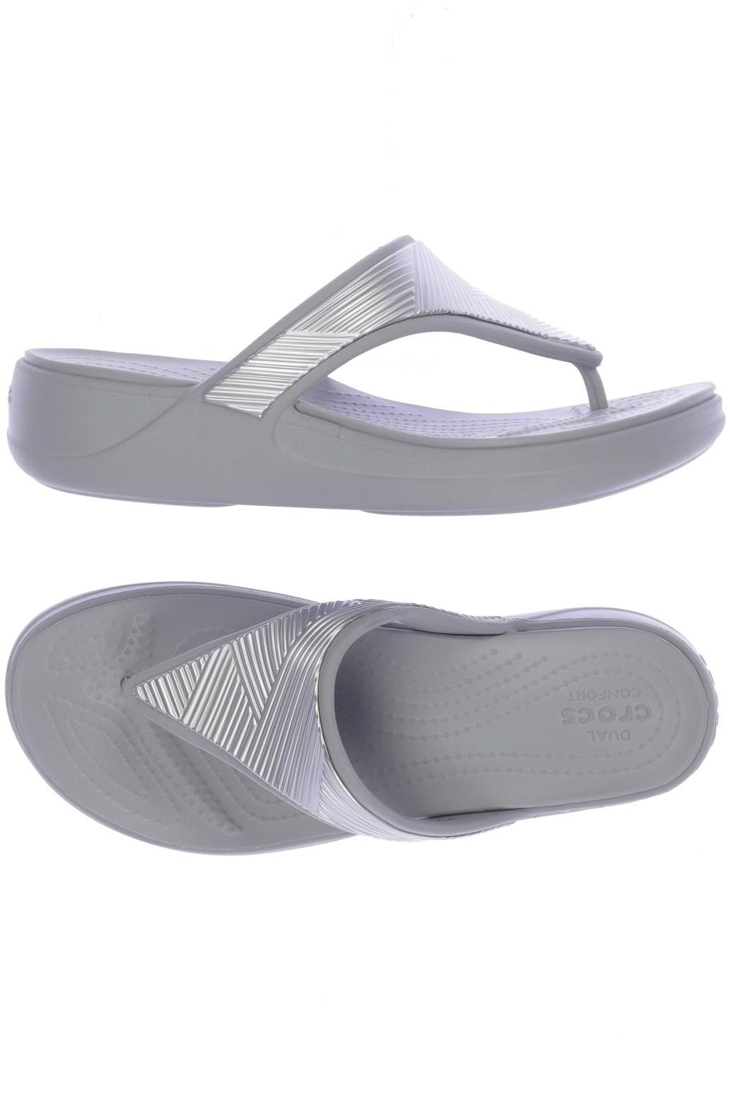 

Crocs Damen Sandale, grau, Gr. 7