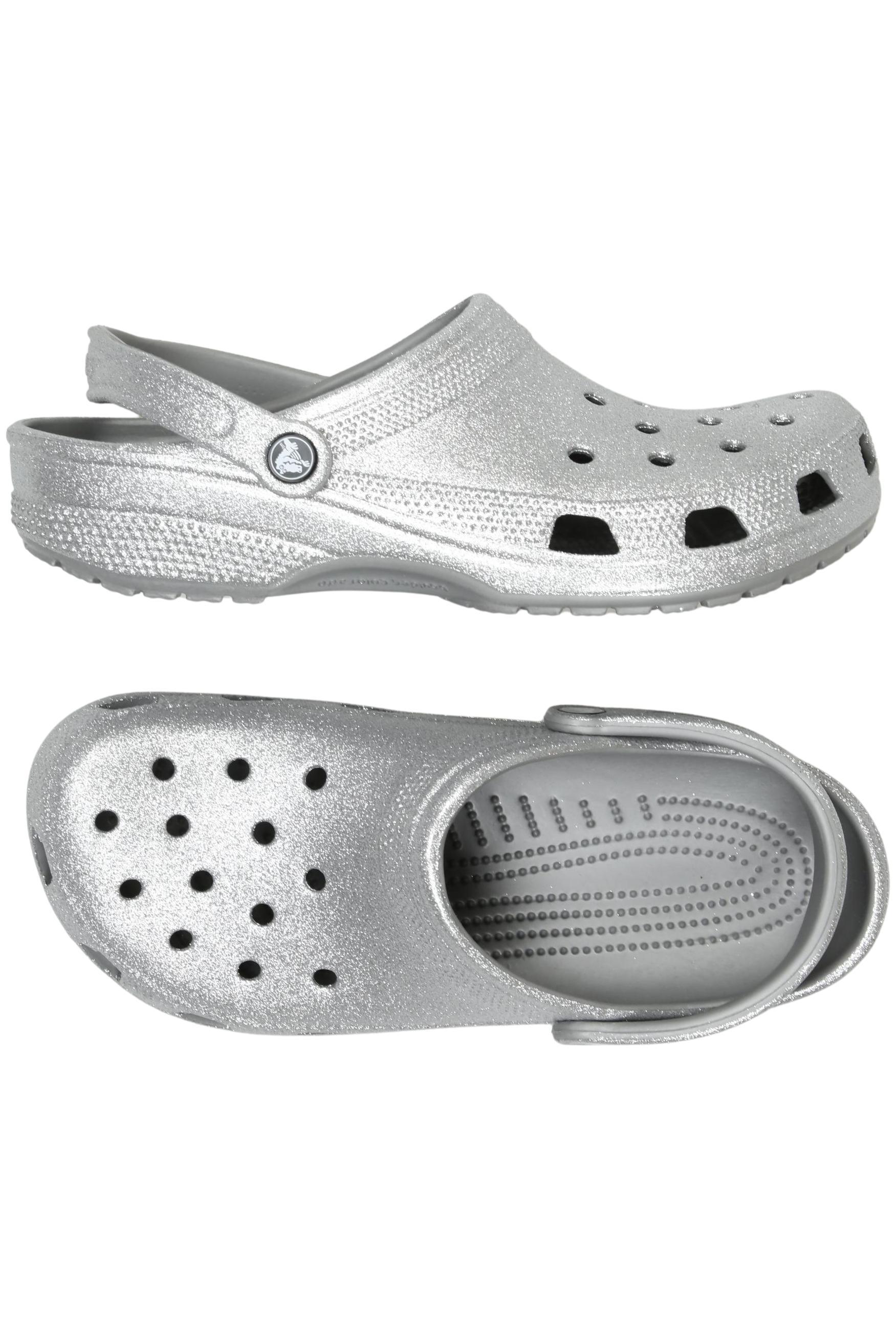 

Crocs Damen Sandale, silber, Gr. 44.5