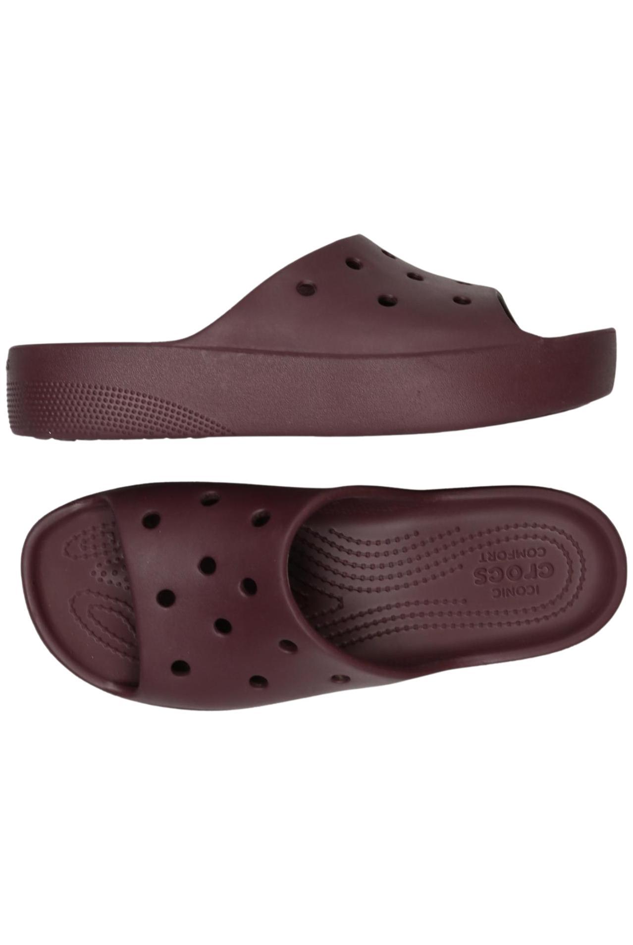 

Crocs Damen Sandale, bordeaux, Gr. 7