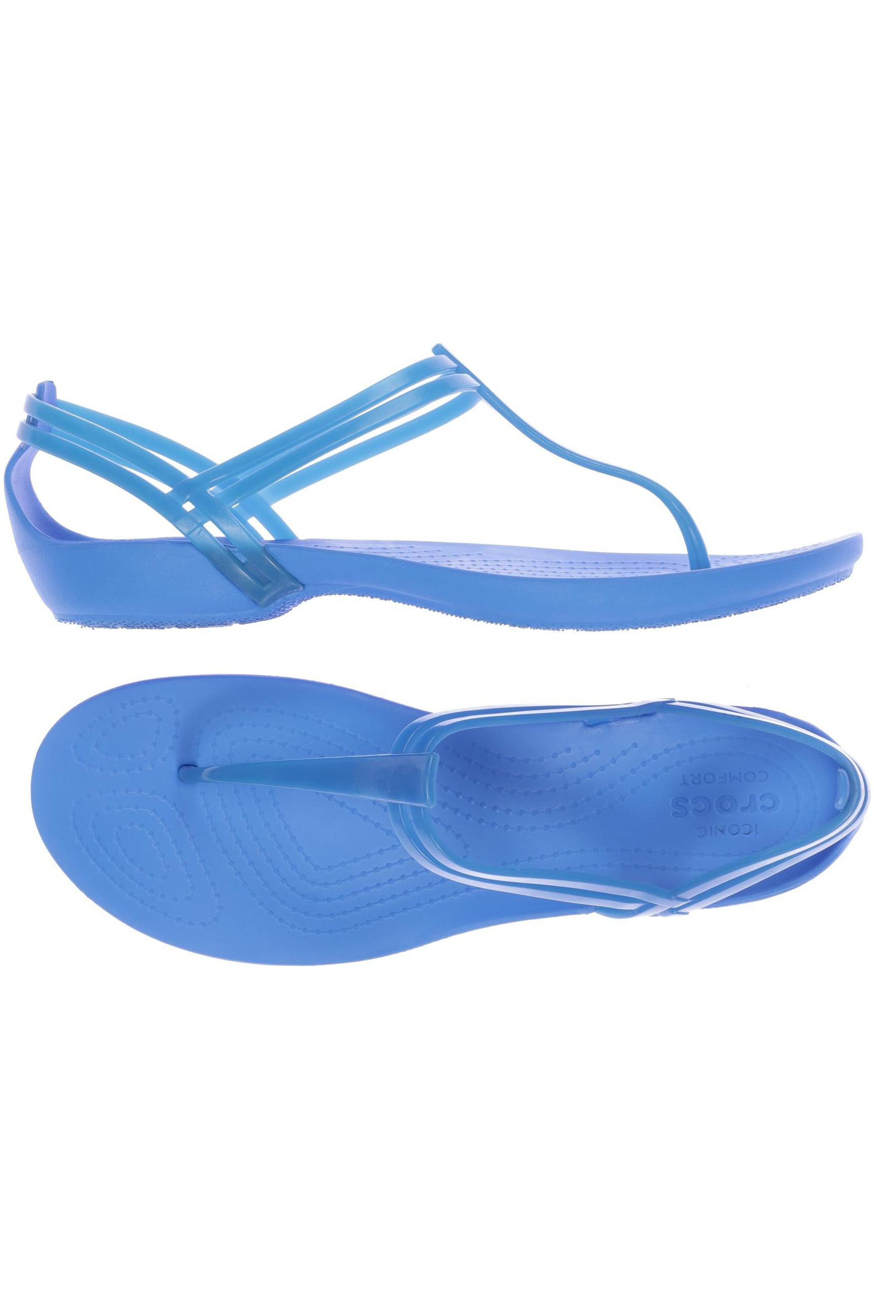 

Crocs Damen Sandale, blau, Gr. 8