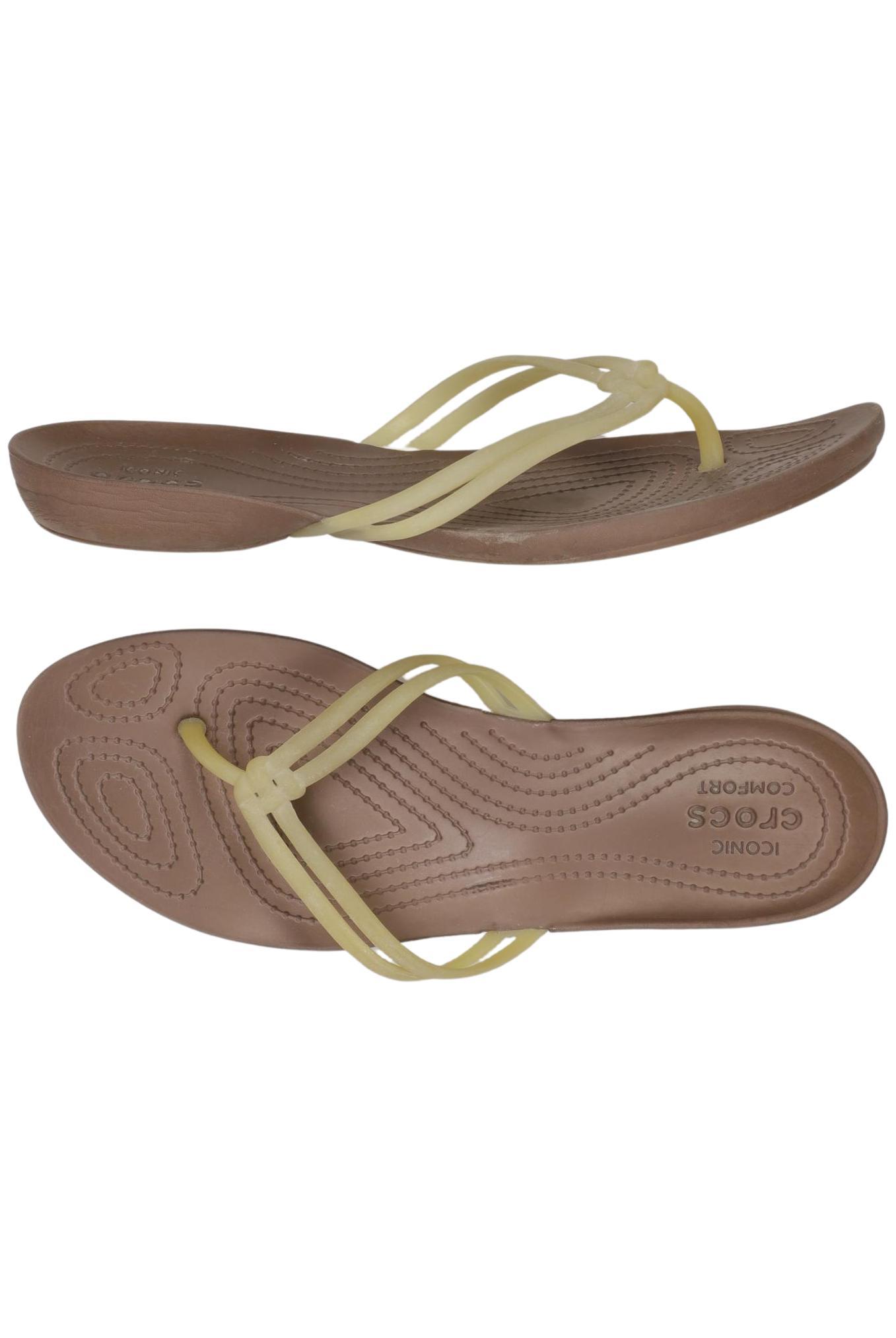 

Crocs Damen Sandale, beige, Gr. 9