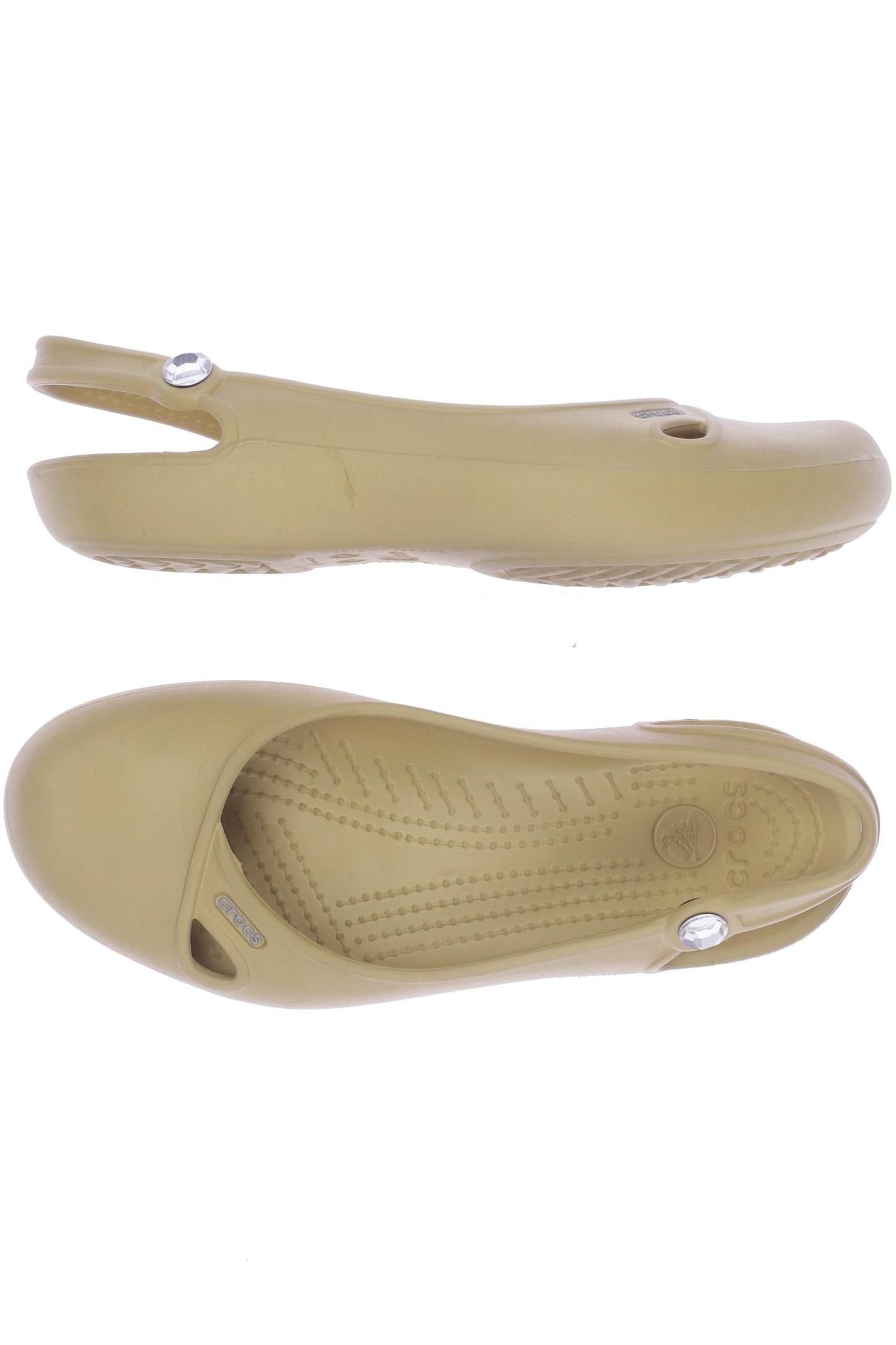 

Crocs Damen Sandale, beige, Gr. 7