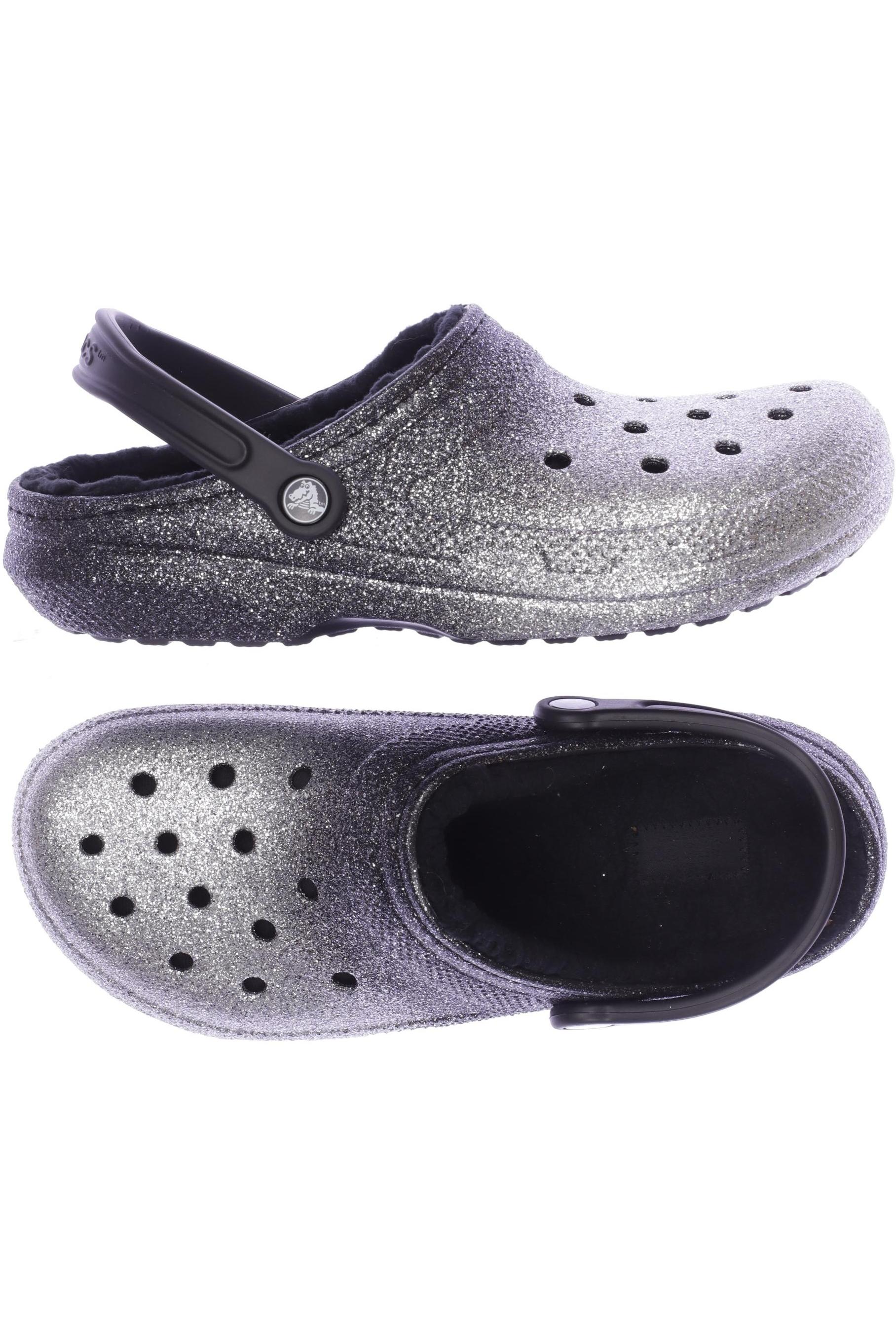 

Crocs Damen Sandale, silber, Gr. 8