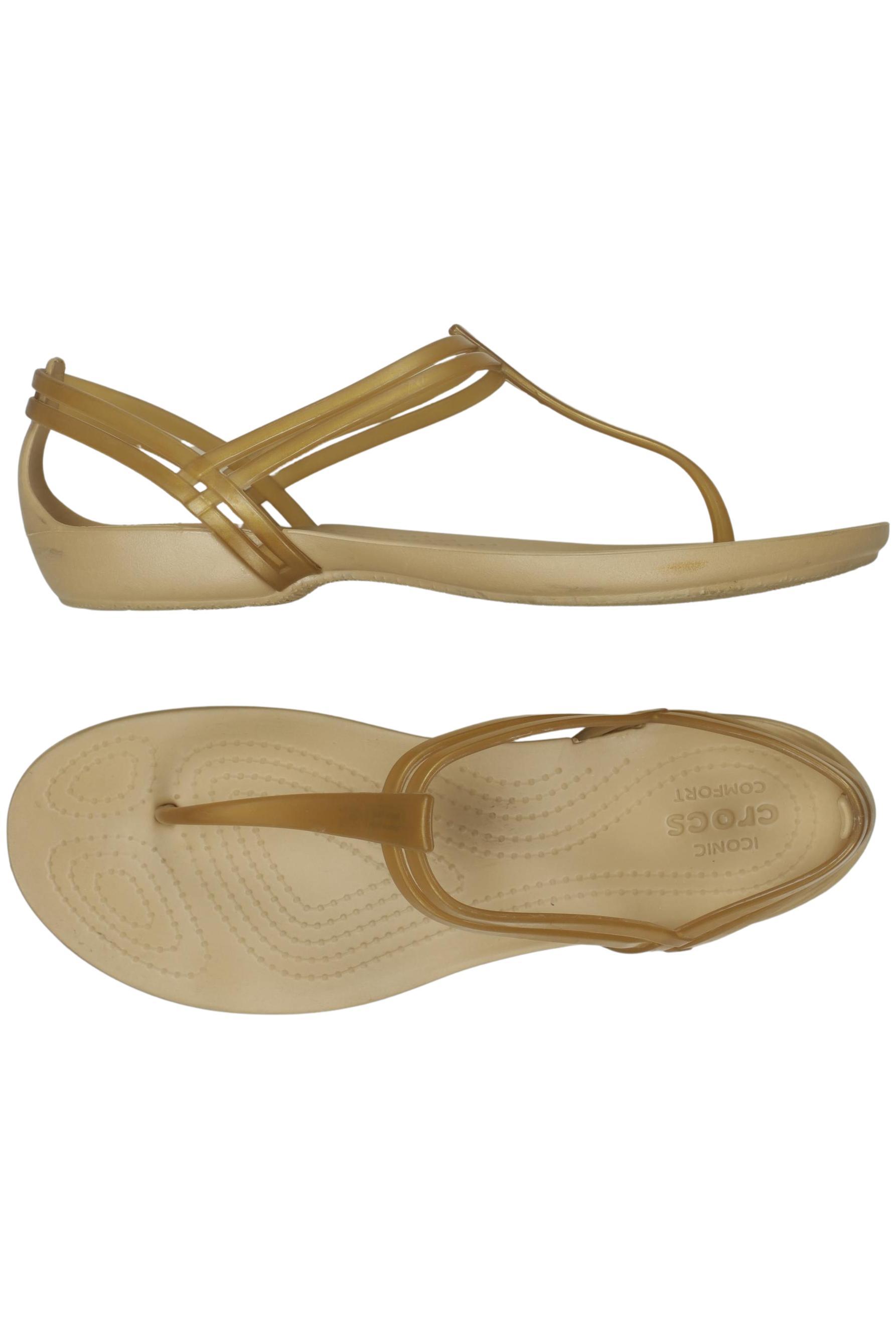 

Crocs Damen Sandale, beige, Gr. 7