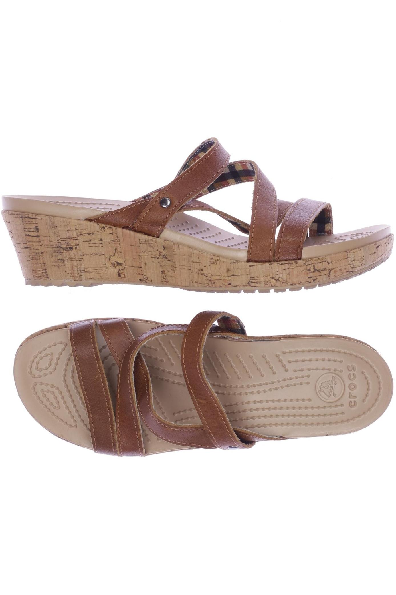 

Crocs Damen Sandale, braun, Gr. 6