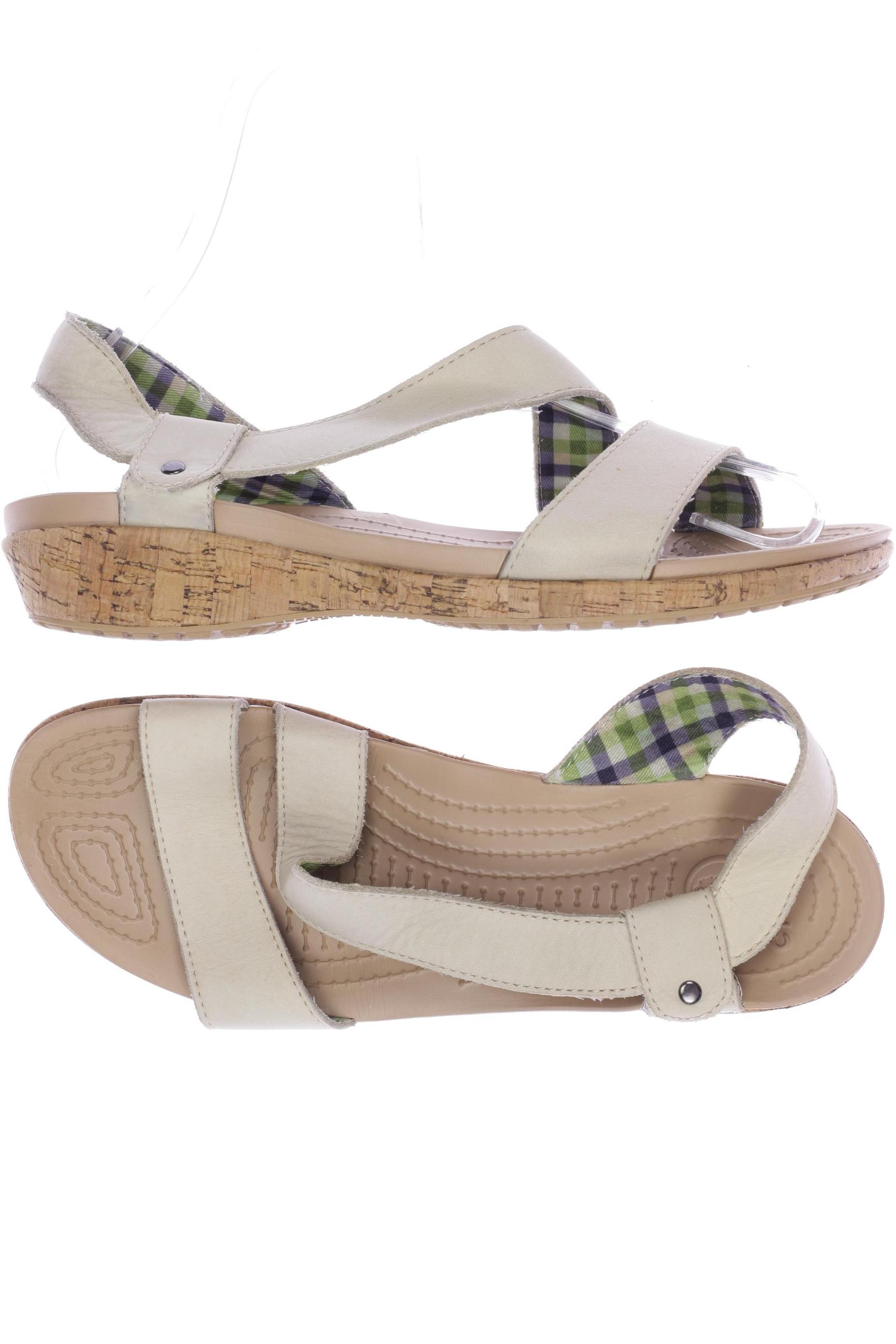

Crocs Damen Sandale, cremeweiß, Gr. 10