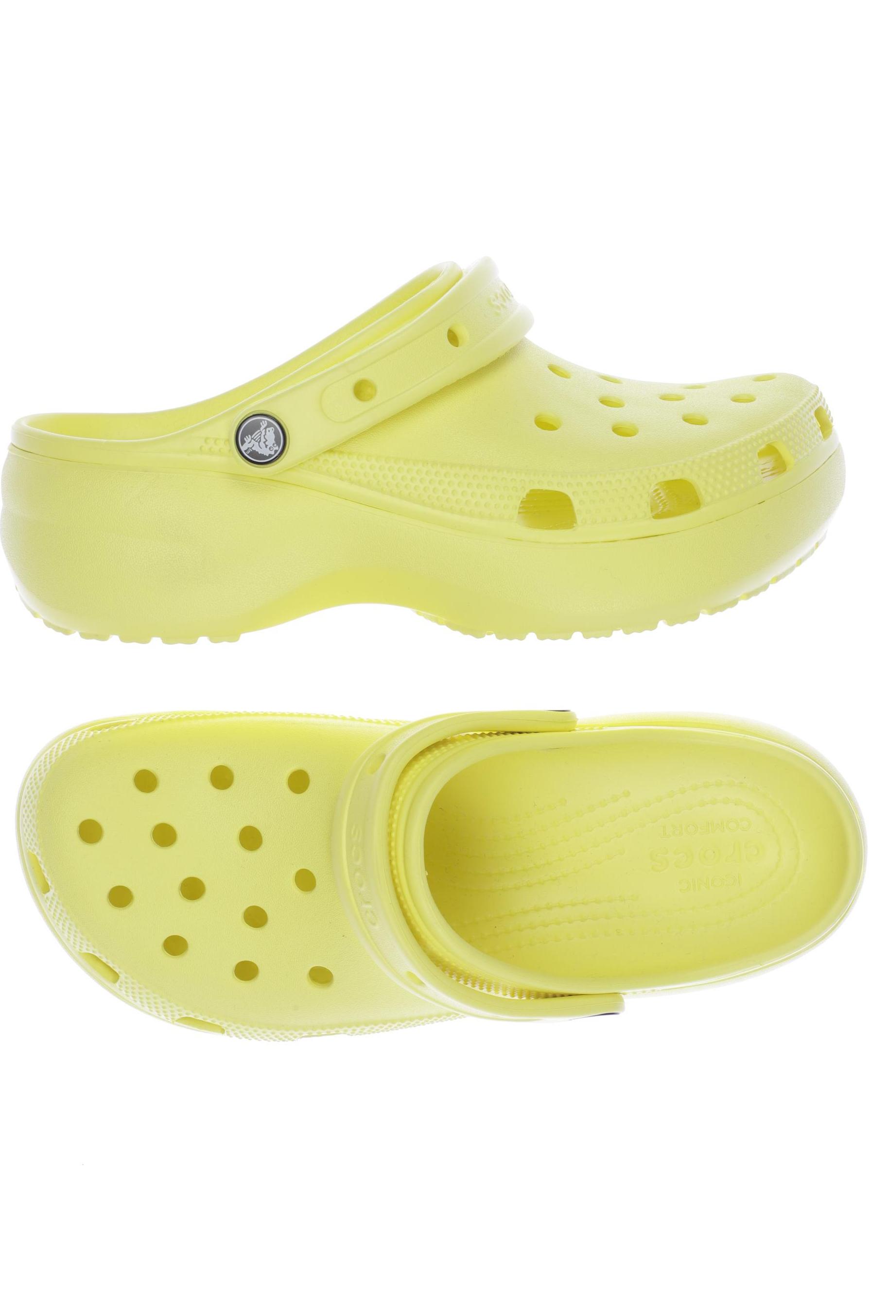 

Crocs Damen Sandale, gelb, Gr. 9