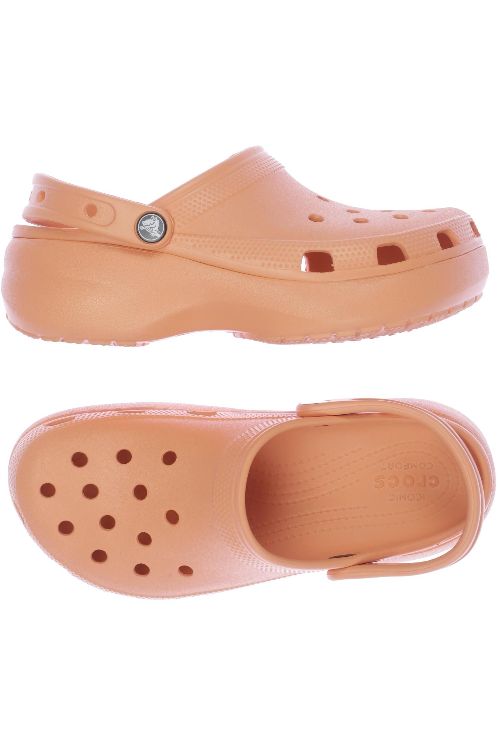 

Crocs Damen Sandale, orange, Gr. 8
