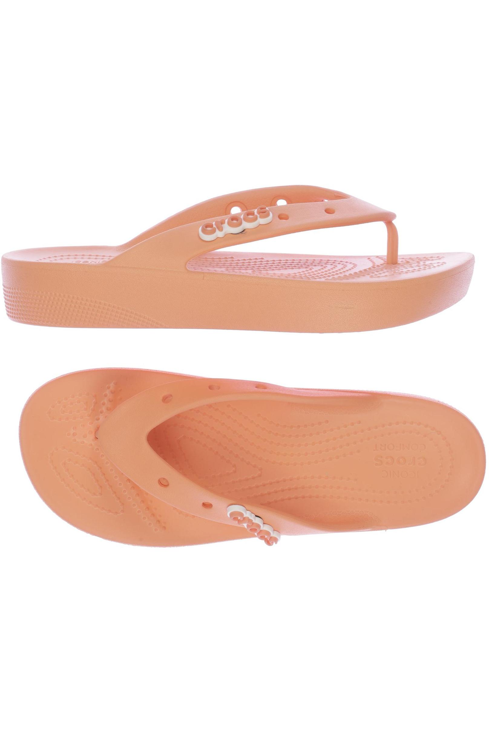 

Crocs Damen Sandale, orange, Gr. 8