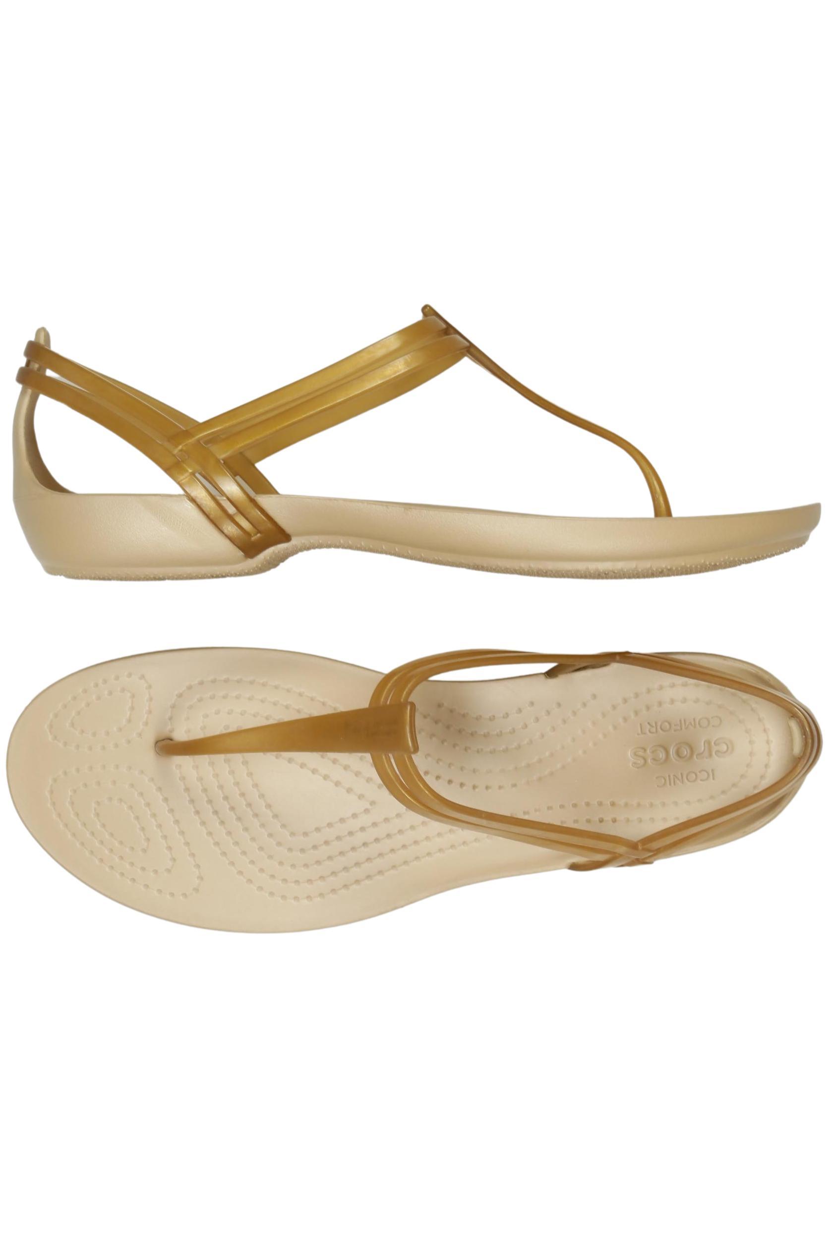 

Crocs Damen Sandale, beige, Gr. 9