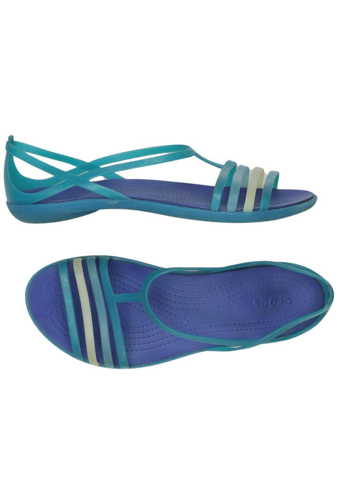 

Crocs Damen Sandale, türkis, Gr. 8