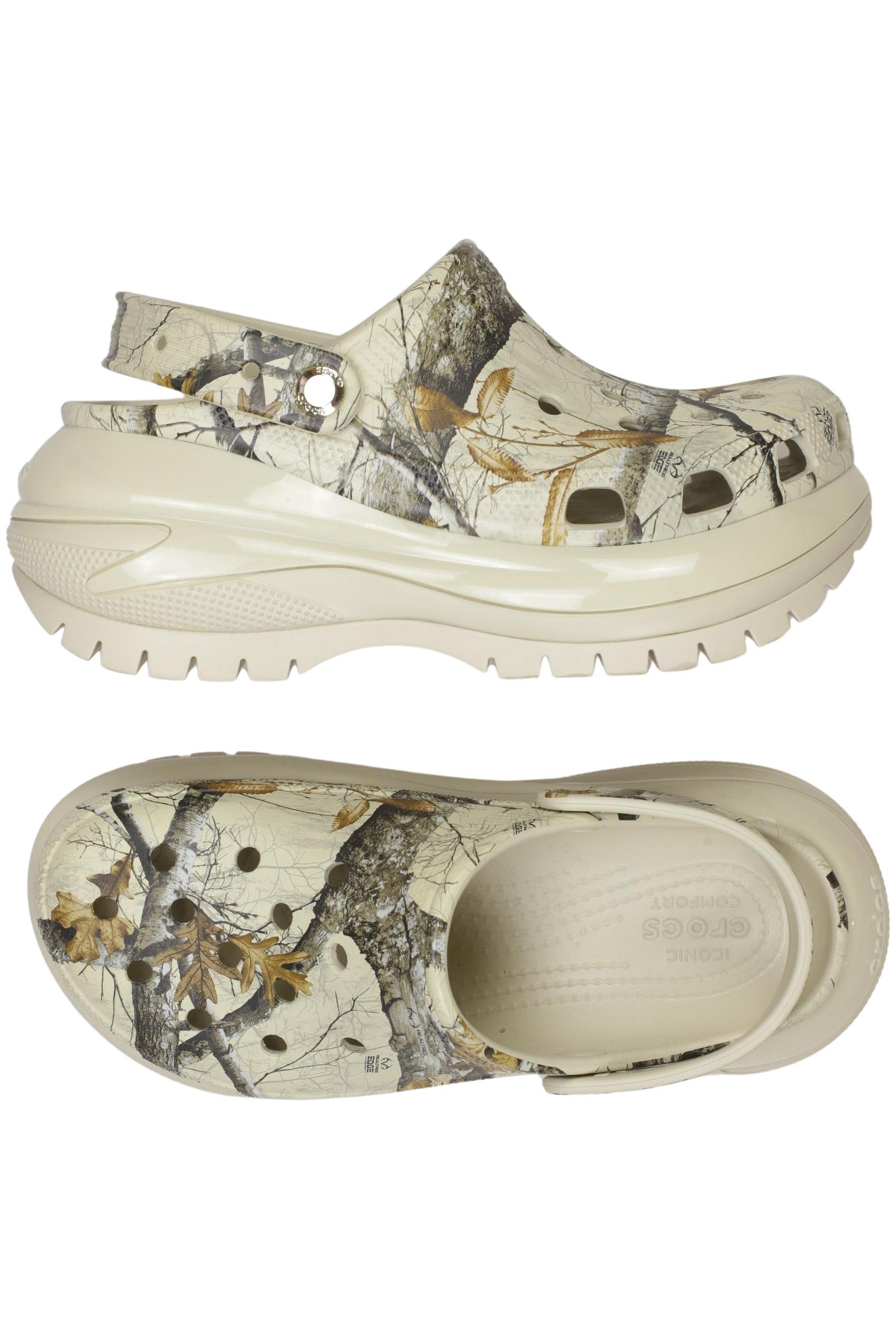 

Crocs Damen Sandale, cremeweiß, Gr. 8