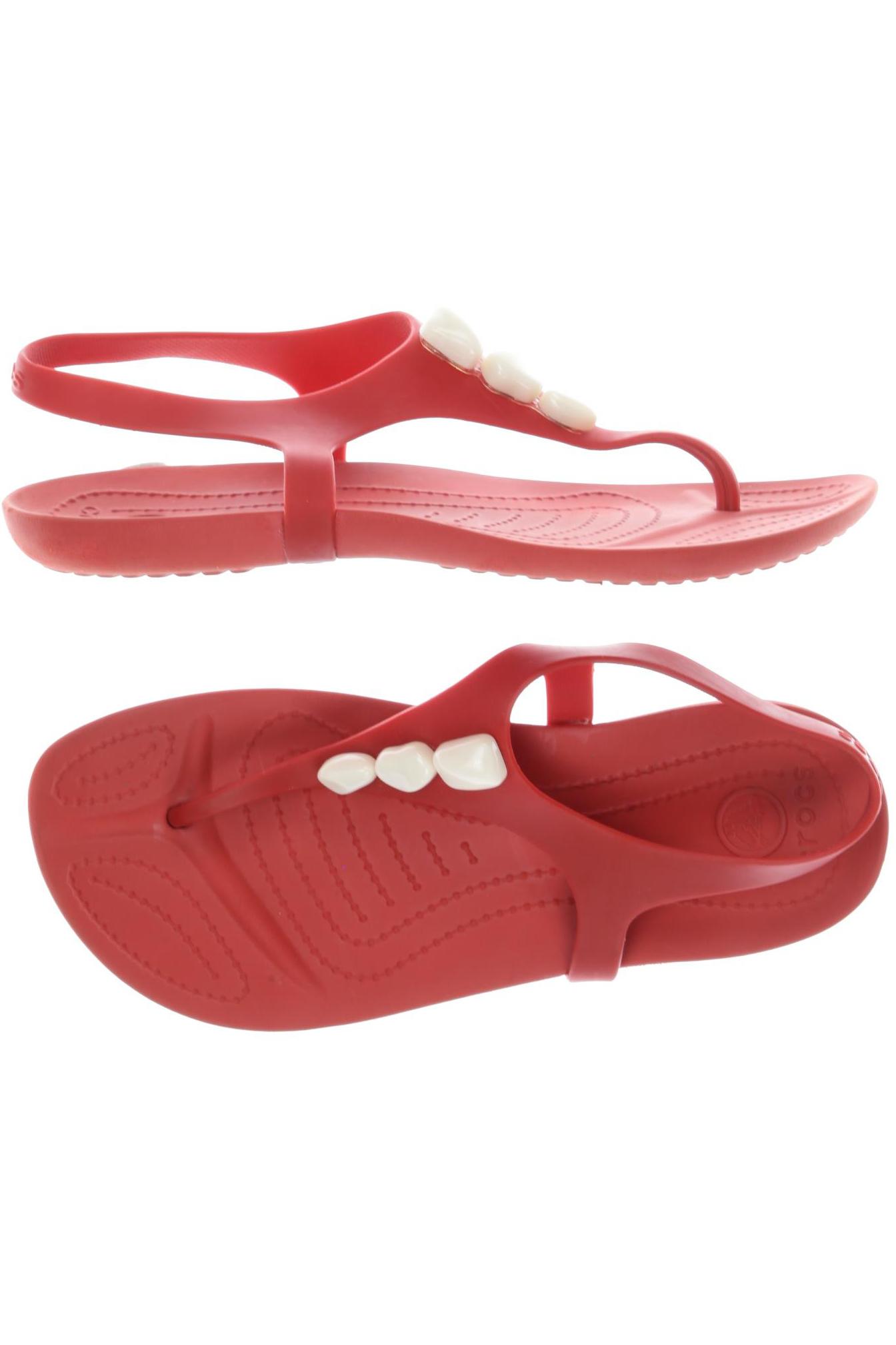 

Crocs Damen Sandale, rot, Gr. 6