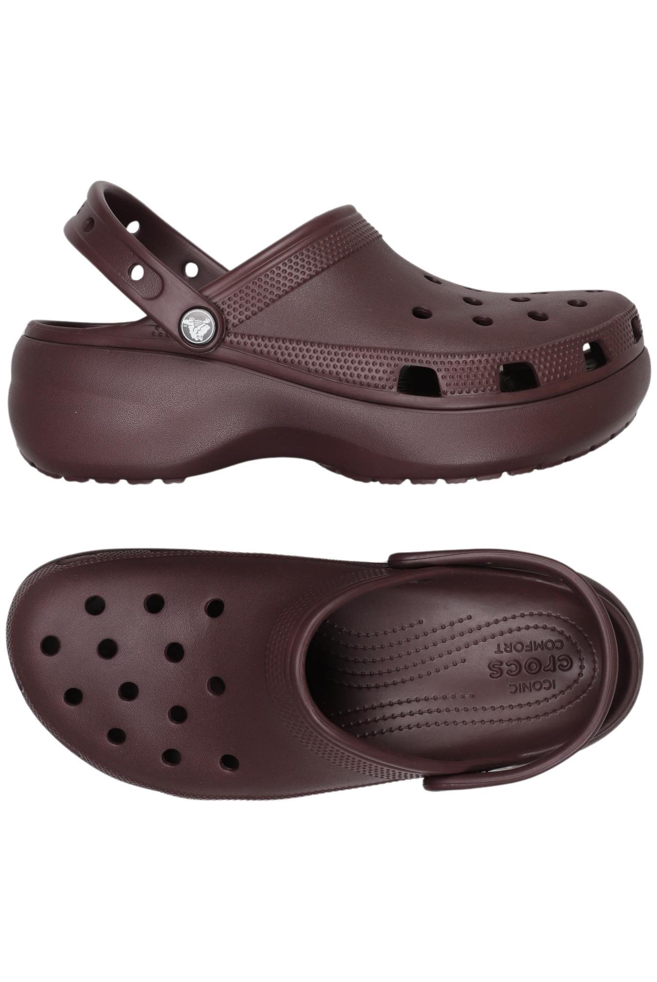 

Crocs Damen Sandale, bordeaux, Gr. 10