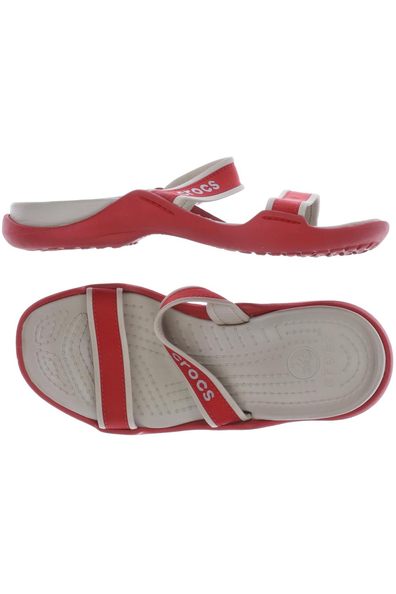 

Crocs Damen Sandale, rot, Gr. 7