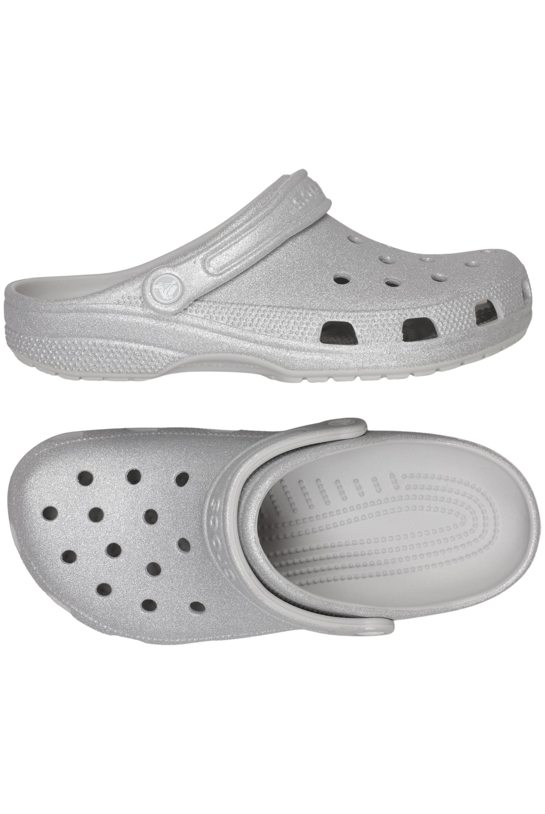 

Crocs Damen Sandale, silber, Gr. 10