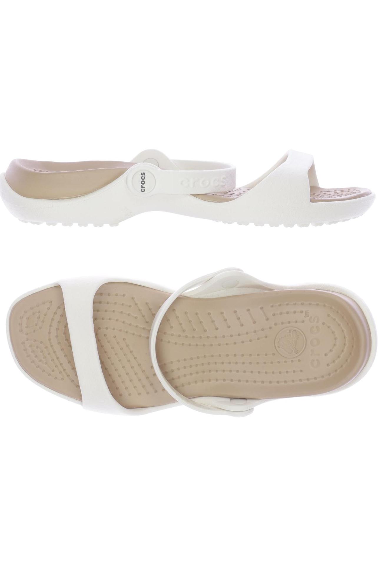 

Crocs Damen Sandale, weiß, Gr. 8