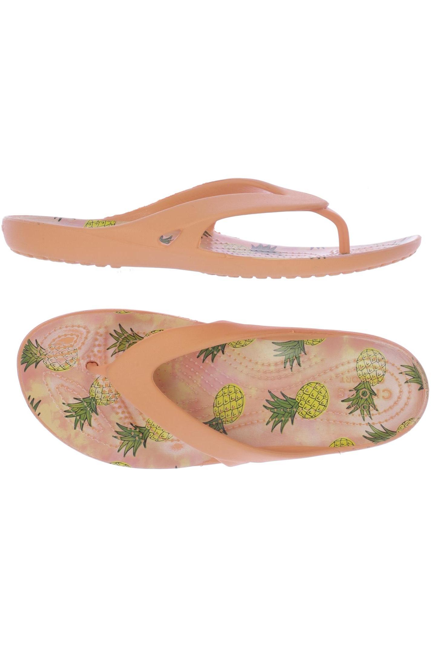 

Crocs Damen Sandale, orange, Gr. 8