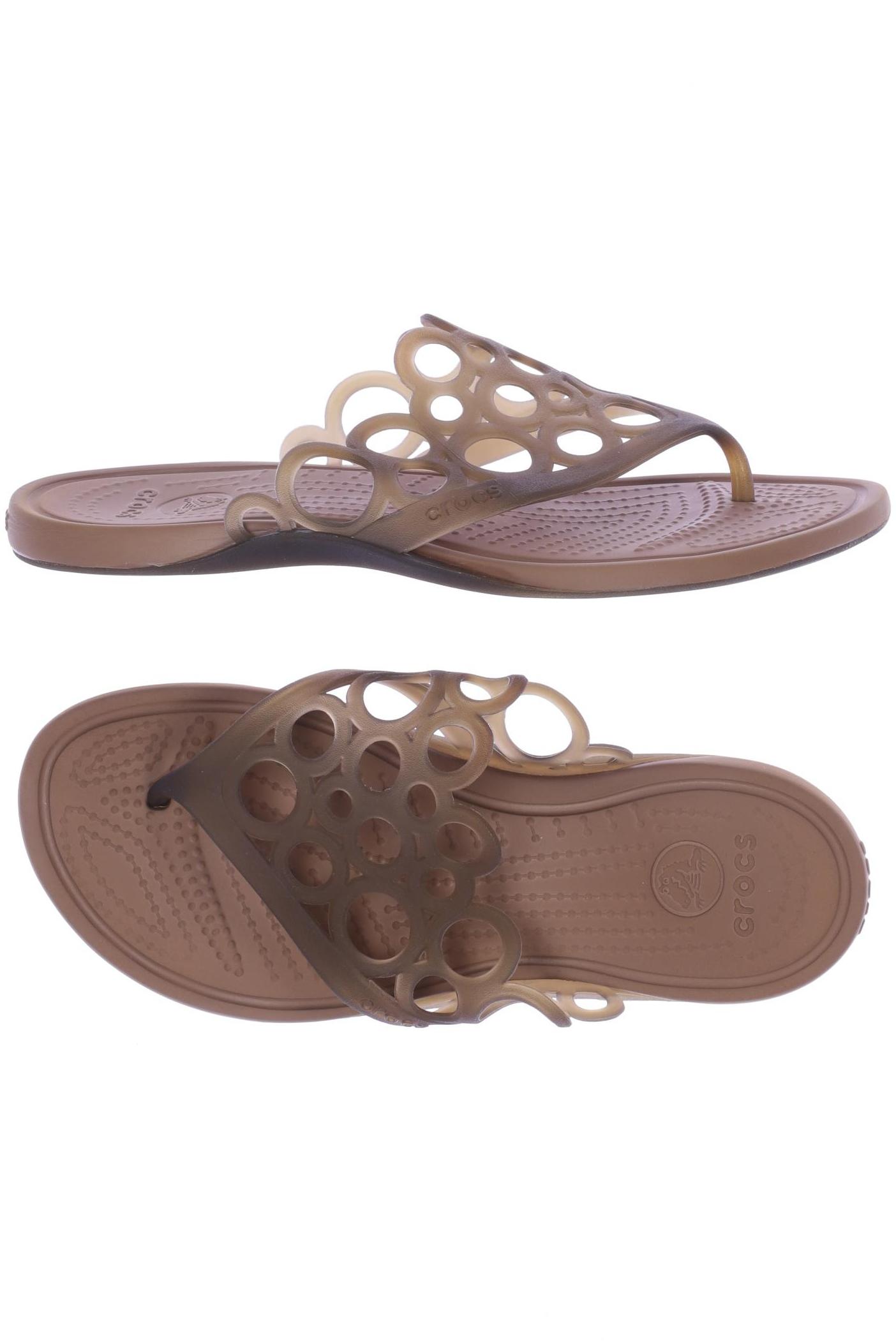 

Crocs Damen Sandale, braun, Gr. 7