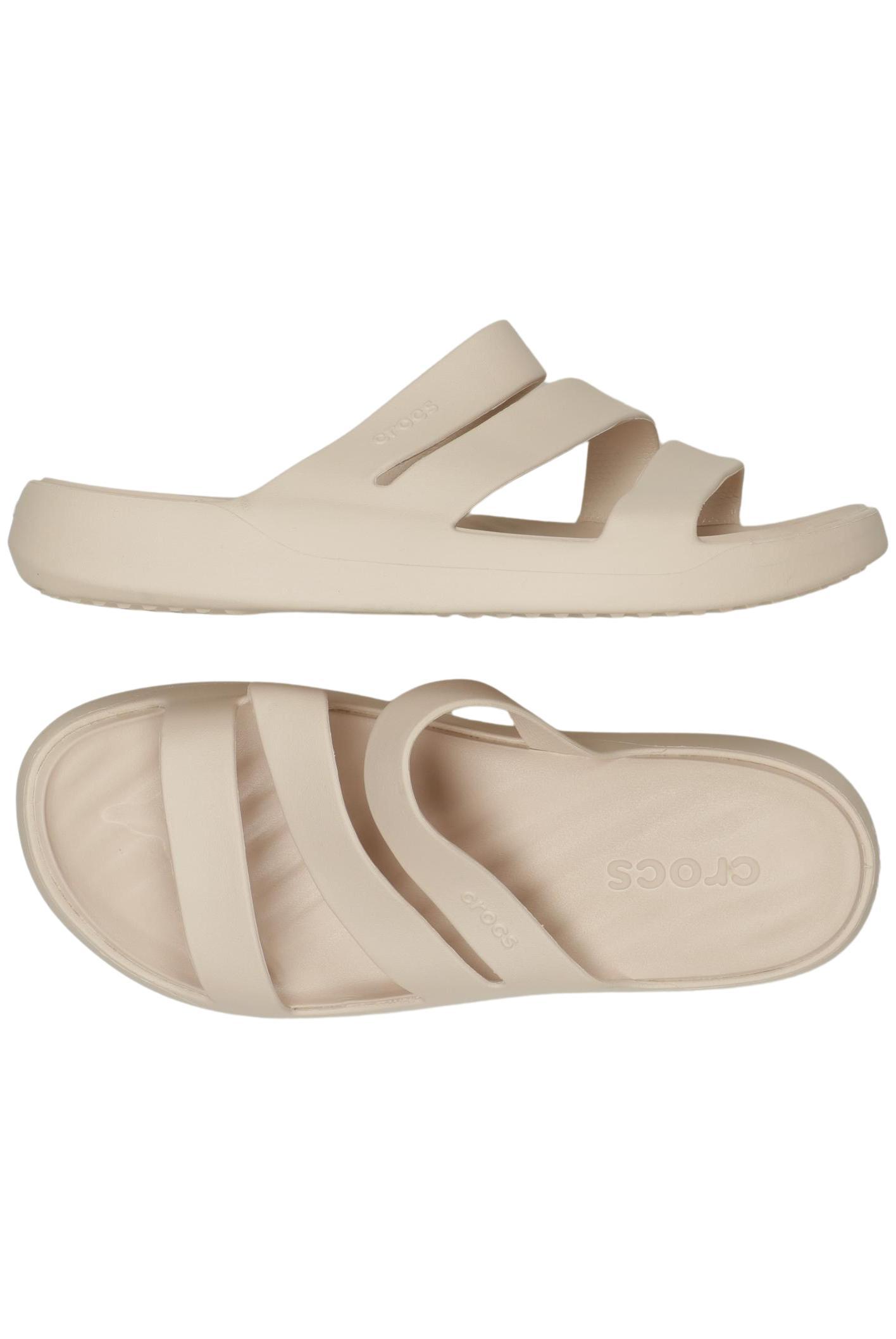 

Crocs Damen Sandale, beige, Gr. 10