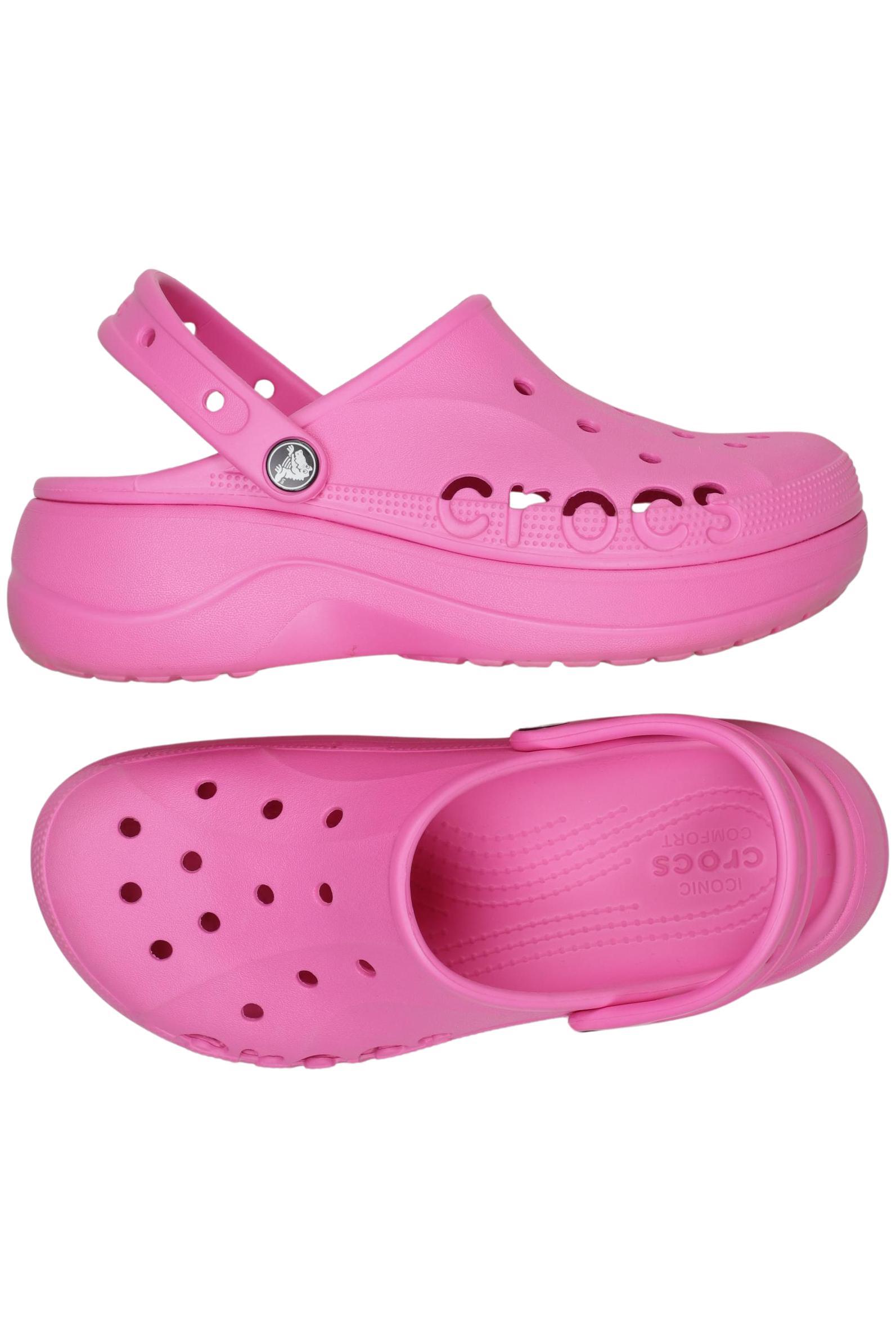 

Crocs Damen Sandale, pink, Gr. 7