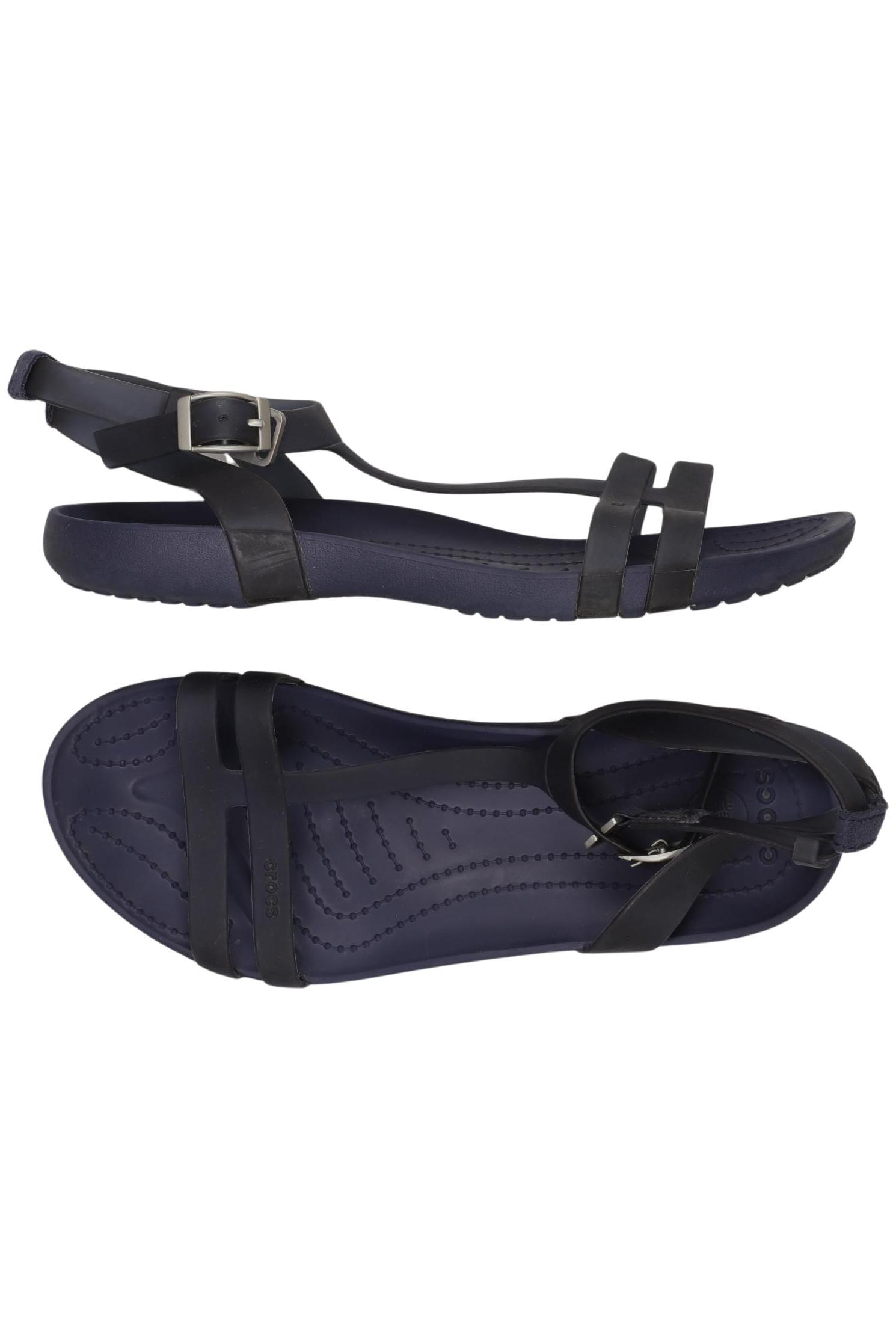 

Crocs Damen Sandale, marineblau, Gr. 8