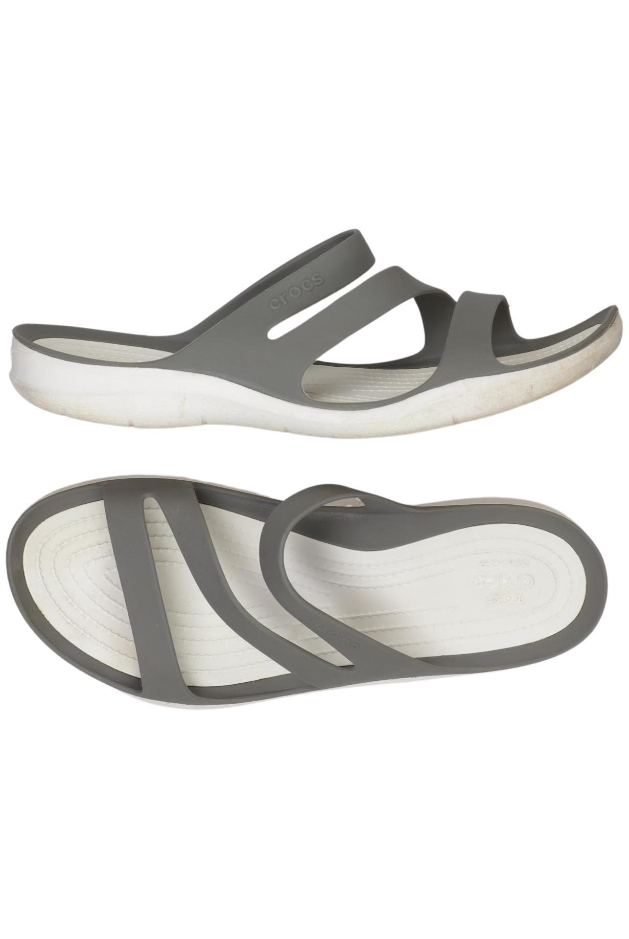 

Crocs Damen Sandale, grau, Gr. 10