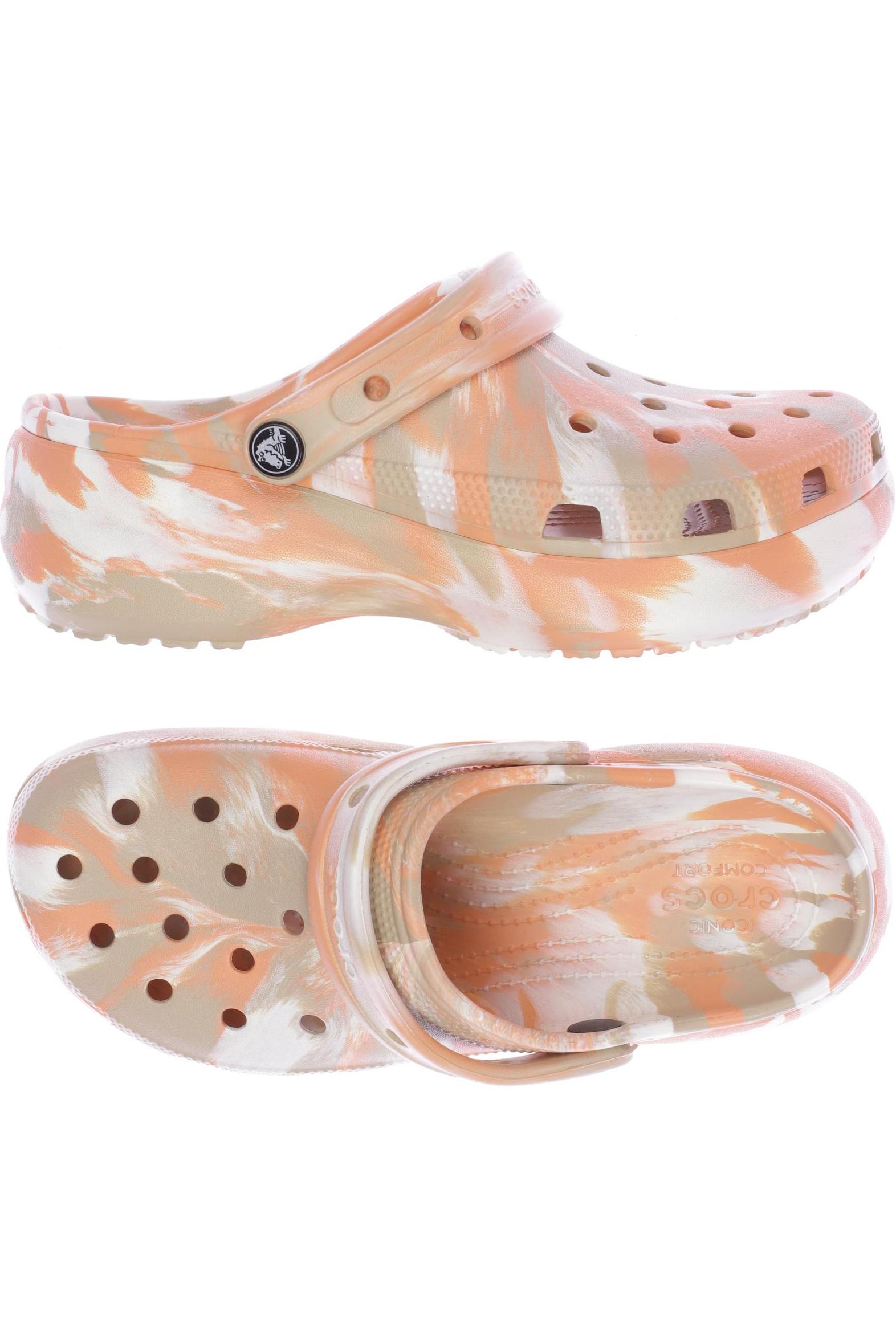 

Crocs Damen Sandale, orange, Gr. 8