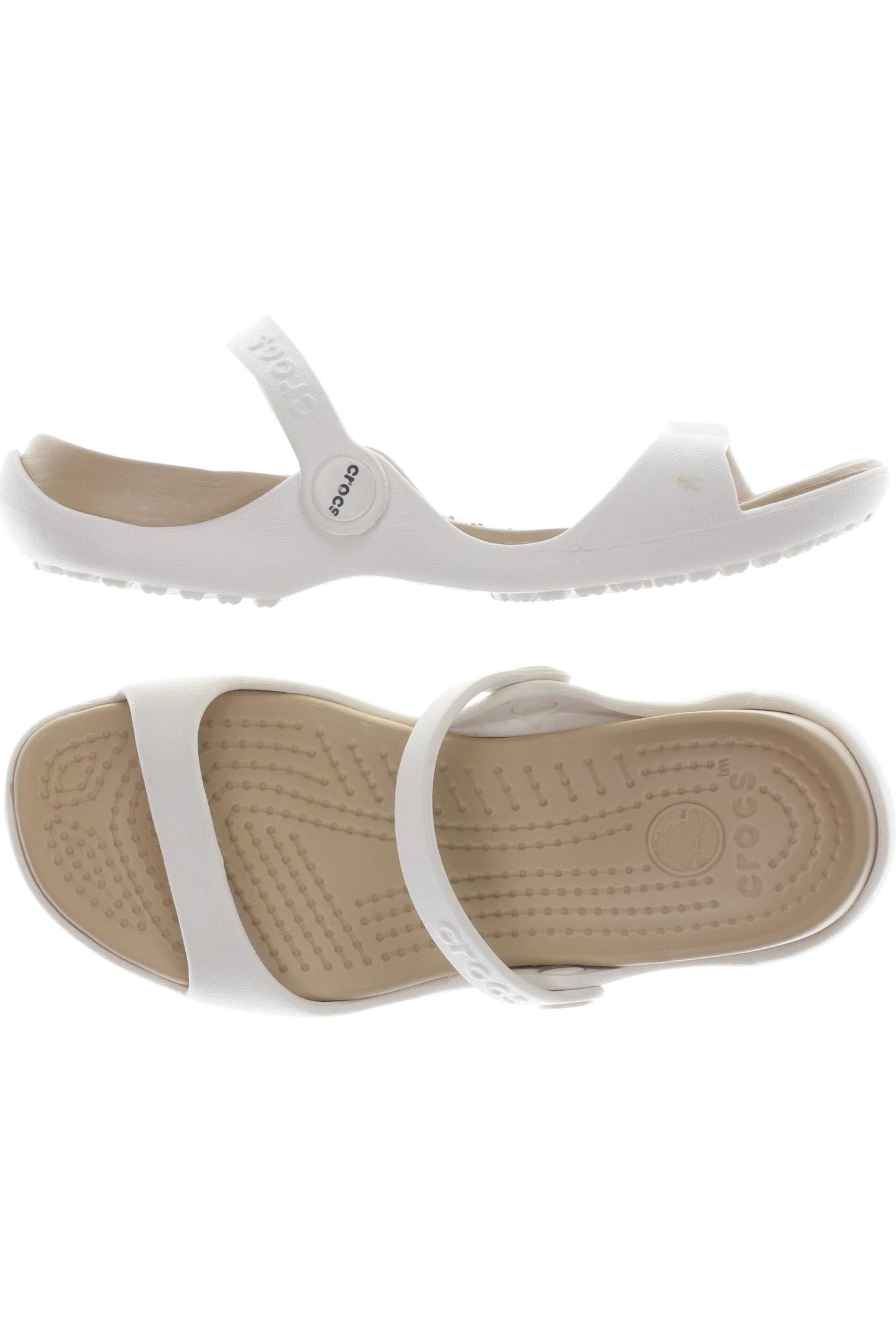 

Crocs Damen Sandale, cremeweiß, Gr. 5