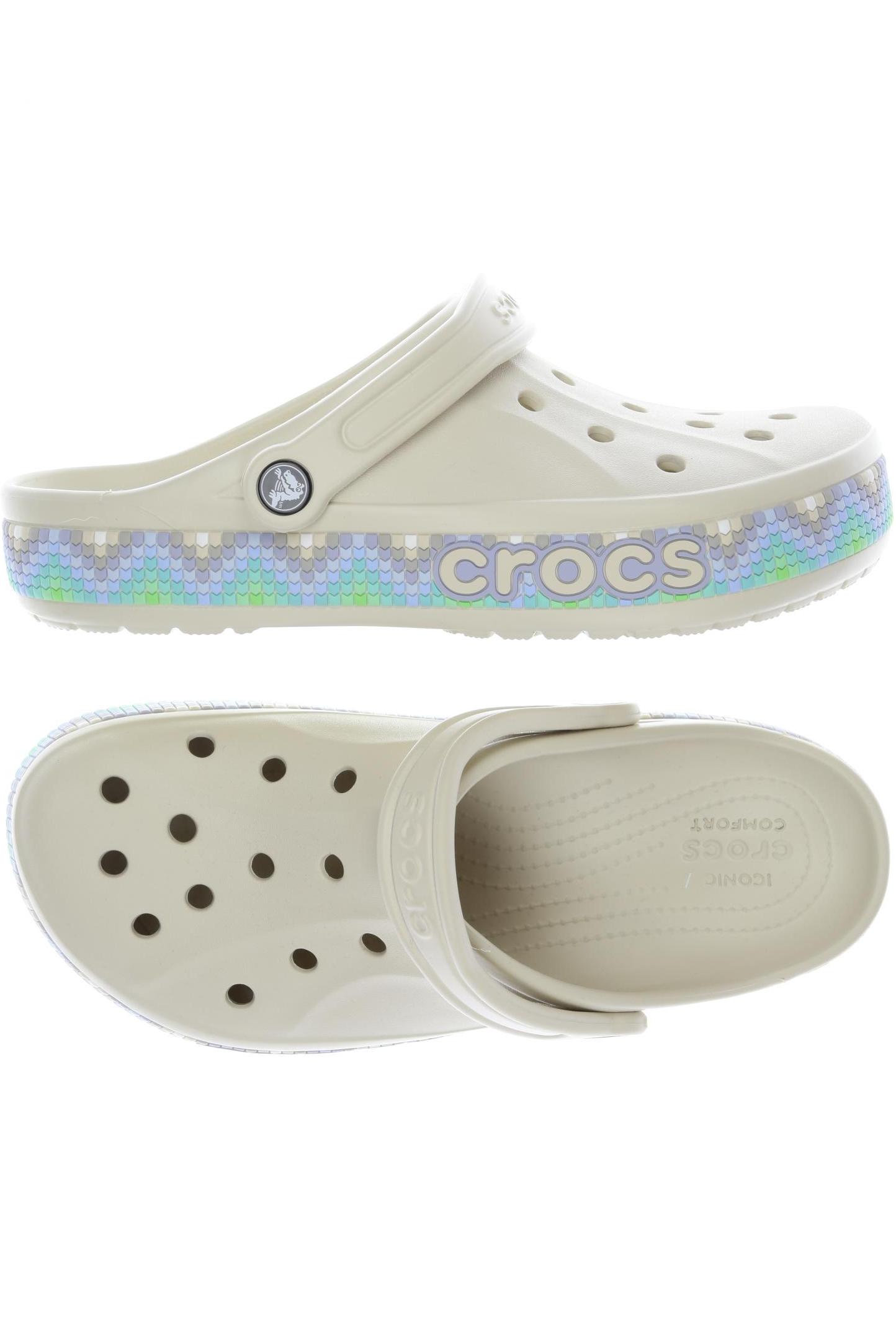 

Crocs Damen Sandale, cremeweiß, Gr. 11