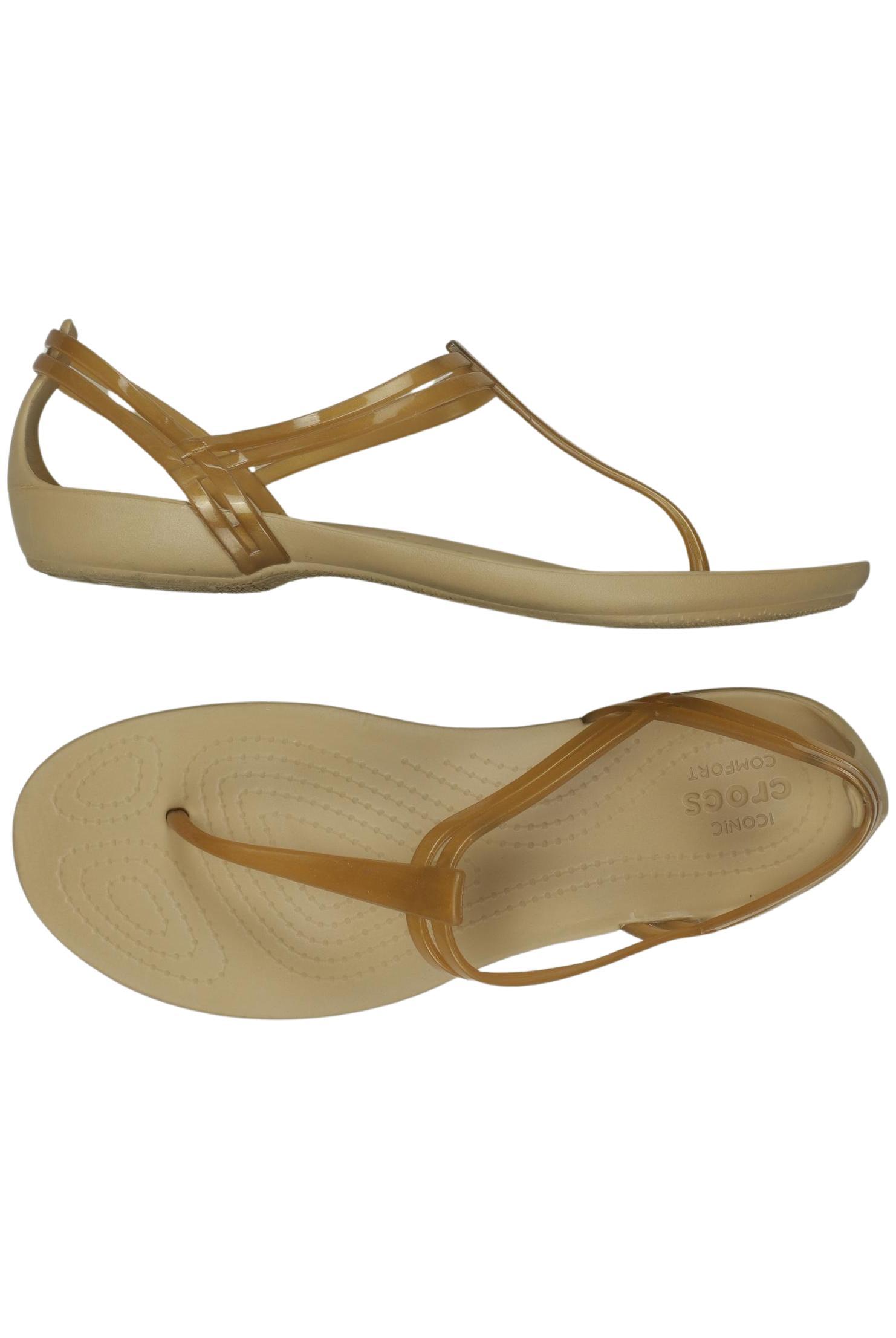 

Crocs Damen Sandale, beige, Gr. 8