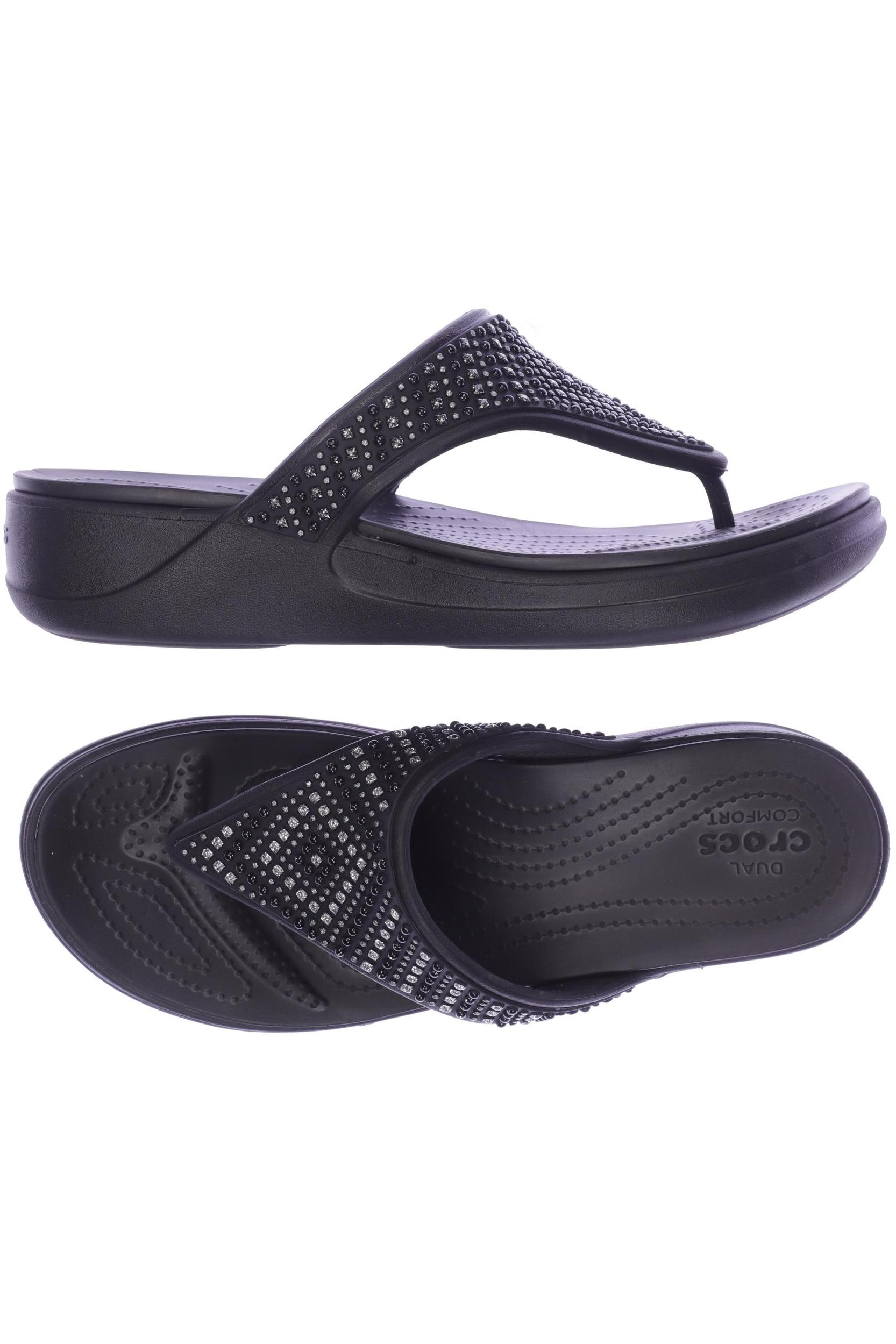 

Crocs Damen Sandale, schwarz, Gr. 10